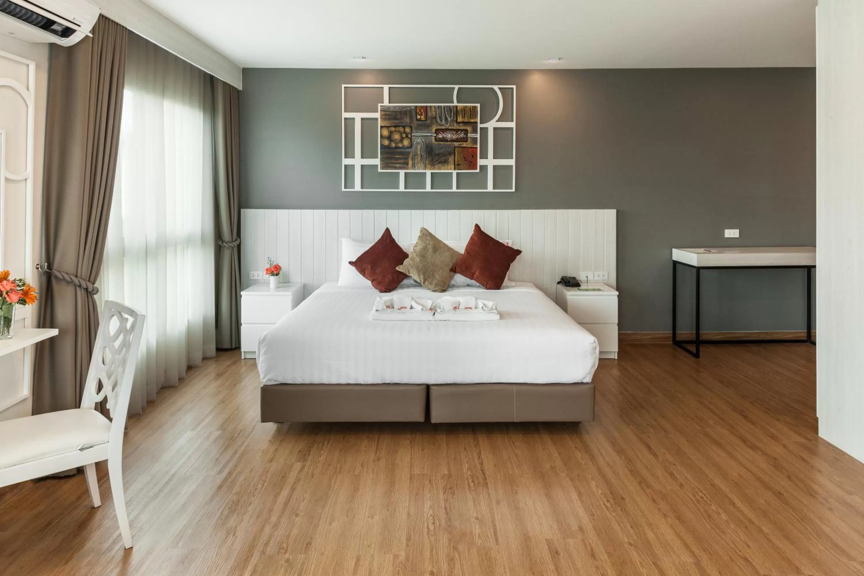 Bedroom, Bed in Cmor Nimman by Recall Hotels