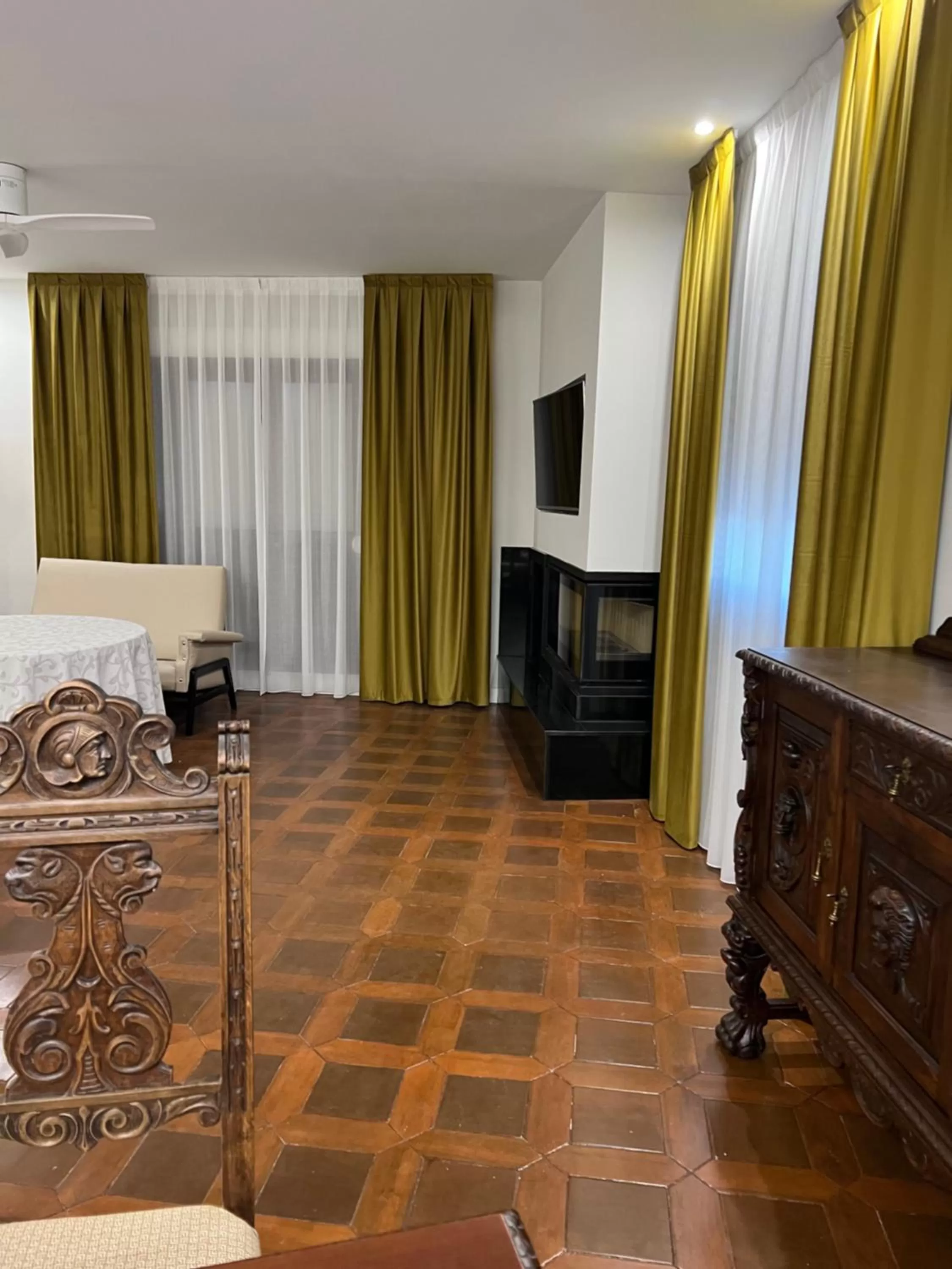 Living room, TV/Entertainment Center in Tomé, casa de huéspedes