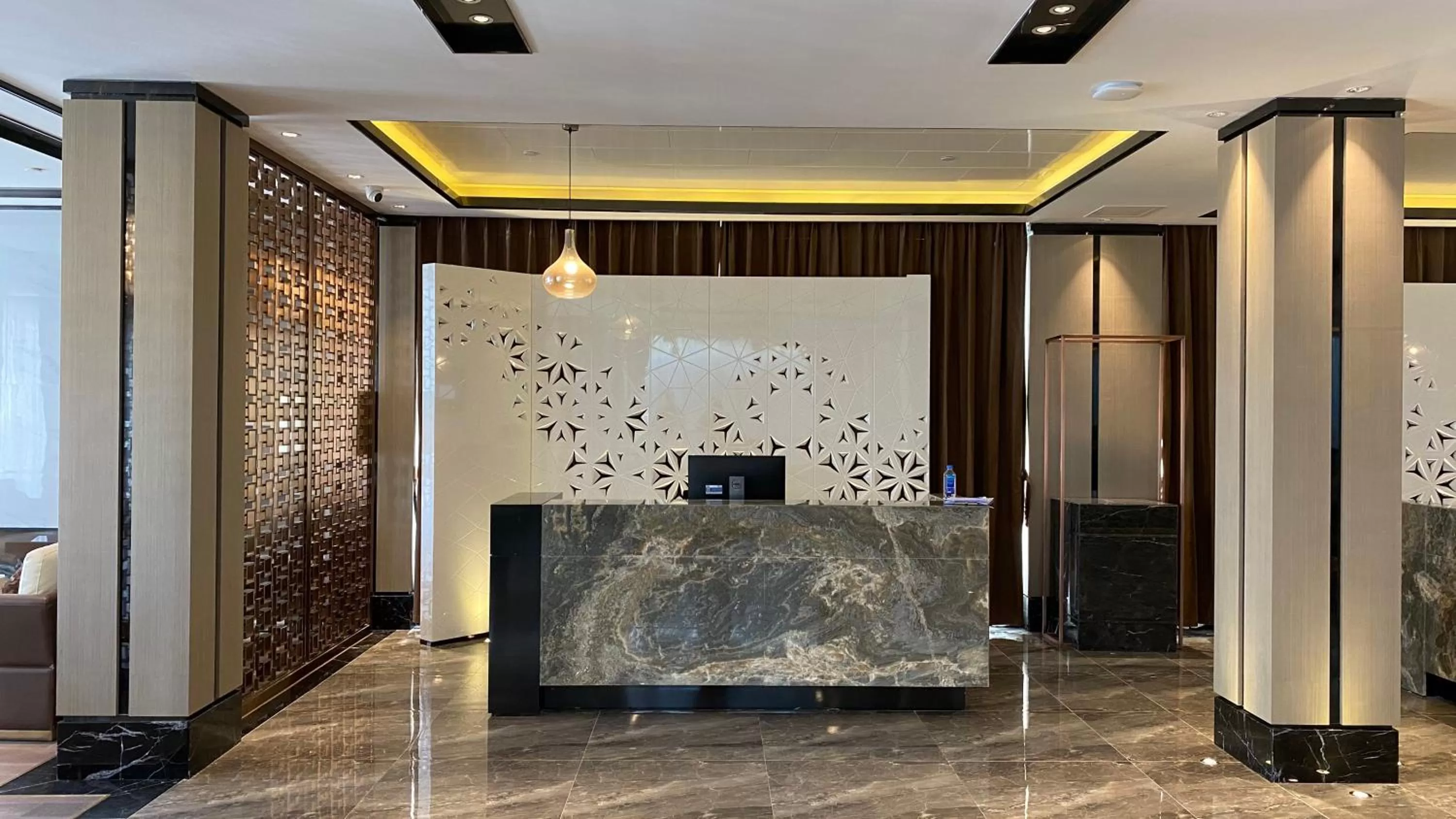 Lobby or reception in Ocean Delight Boutique Hotel 海悦精品酒店