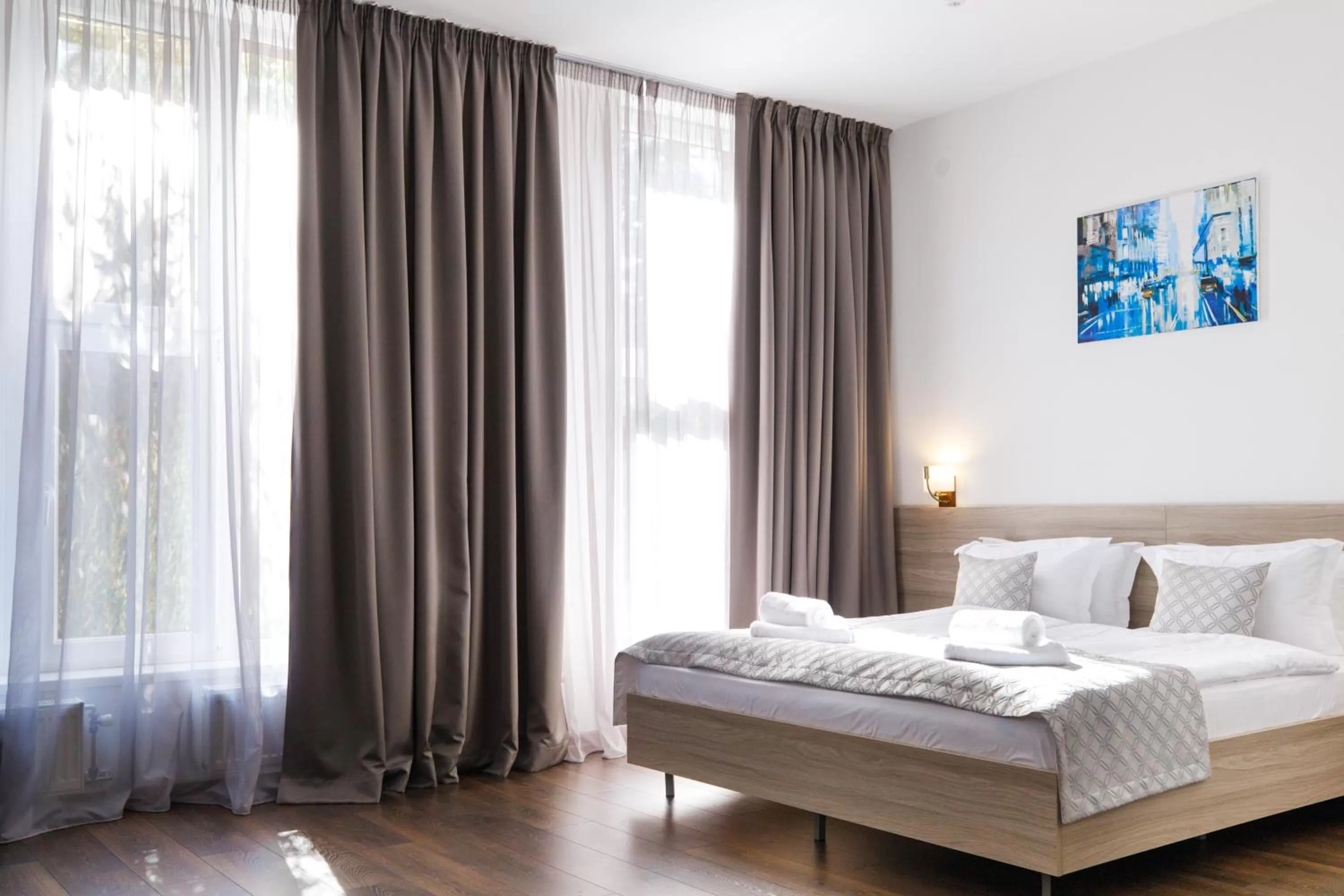 Bed in Hotel Antonio