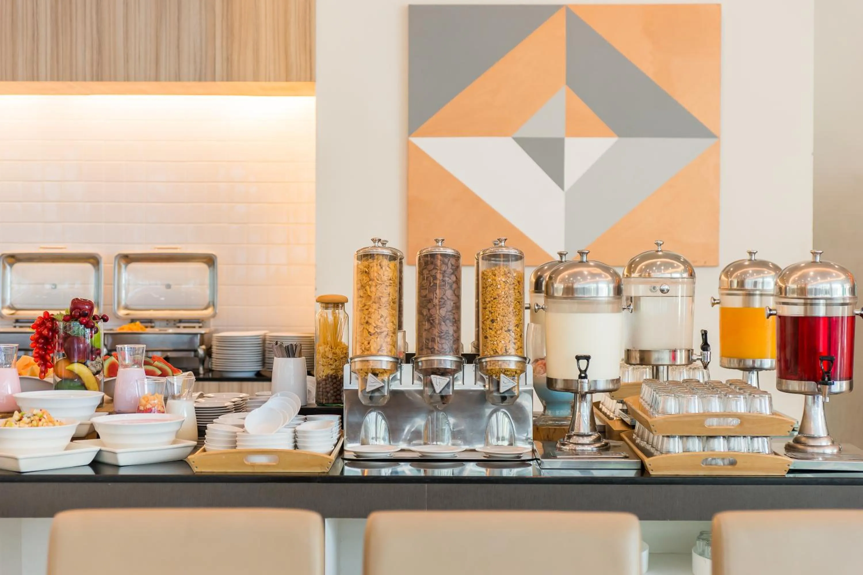 Buffet breakfast in J Inspired Hotel Pattaya