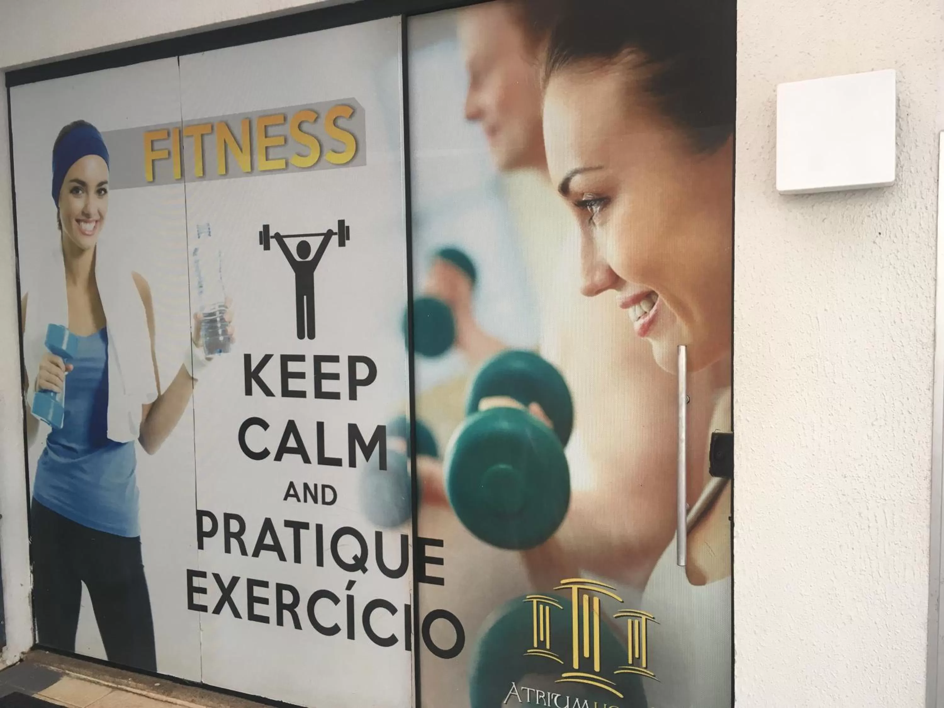 Fitness centre/facilities in Atrium Confort Hotels