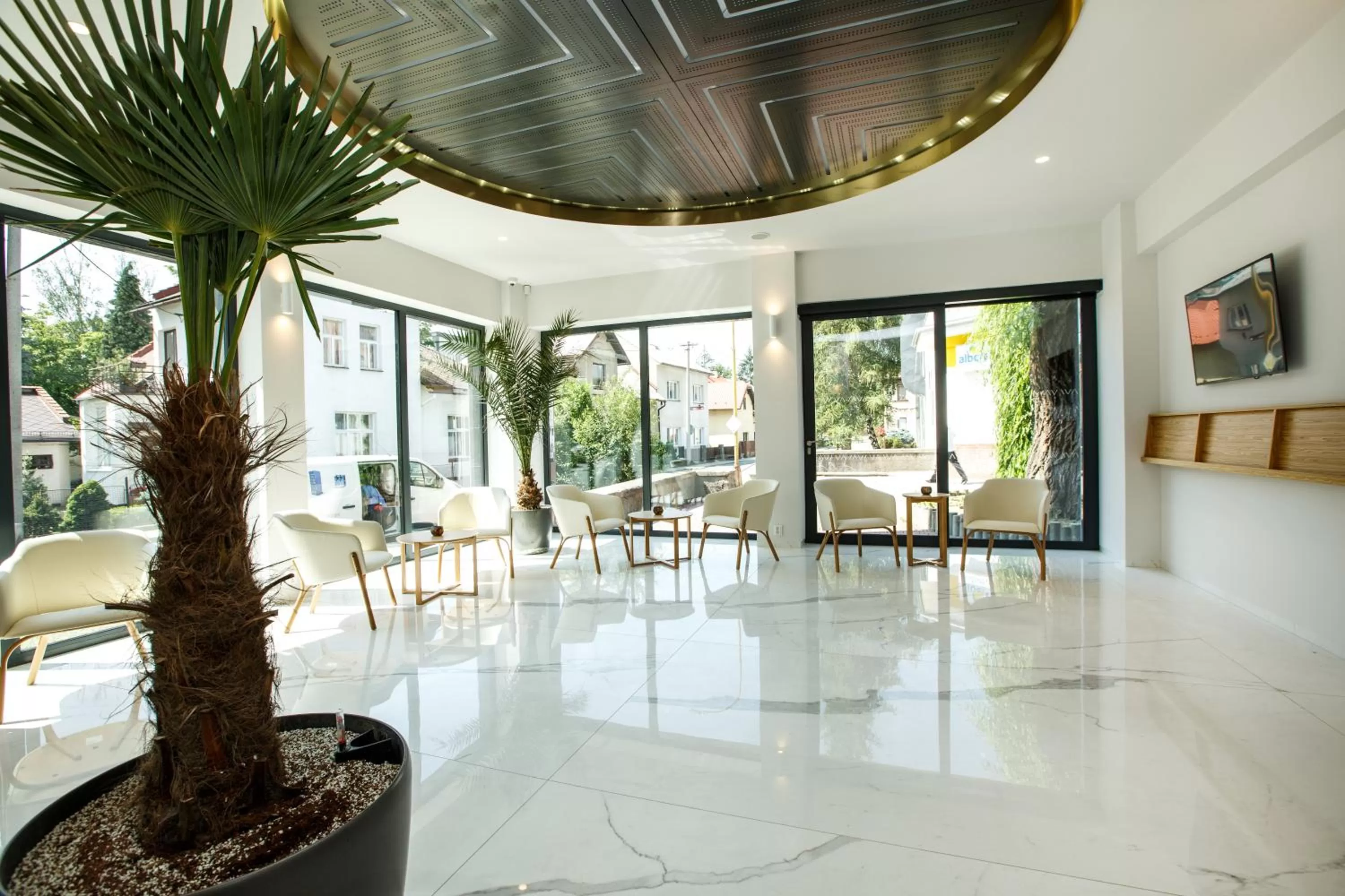 Lobby or reception in Hotel Rajka