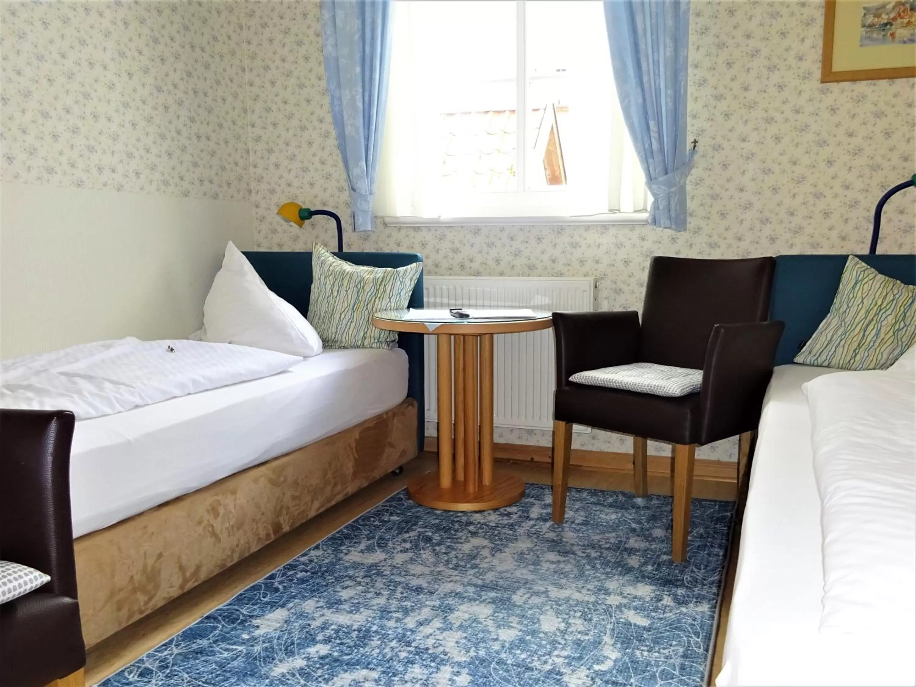 Bed in Pension Zur Fährbrücke