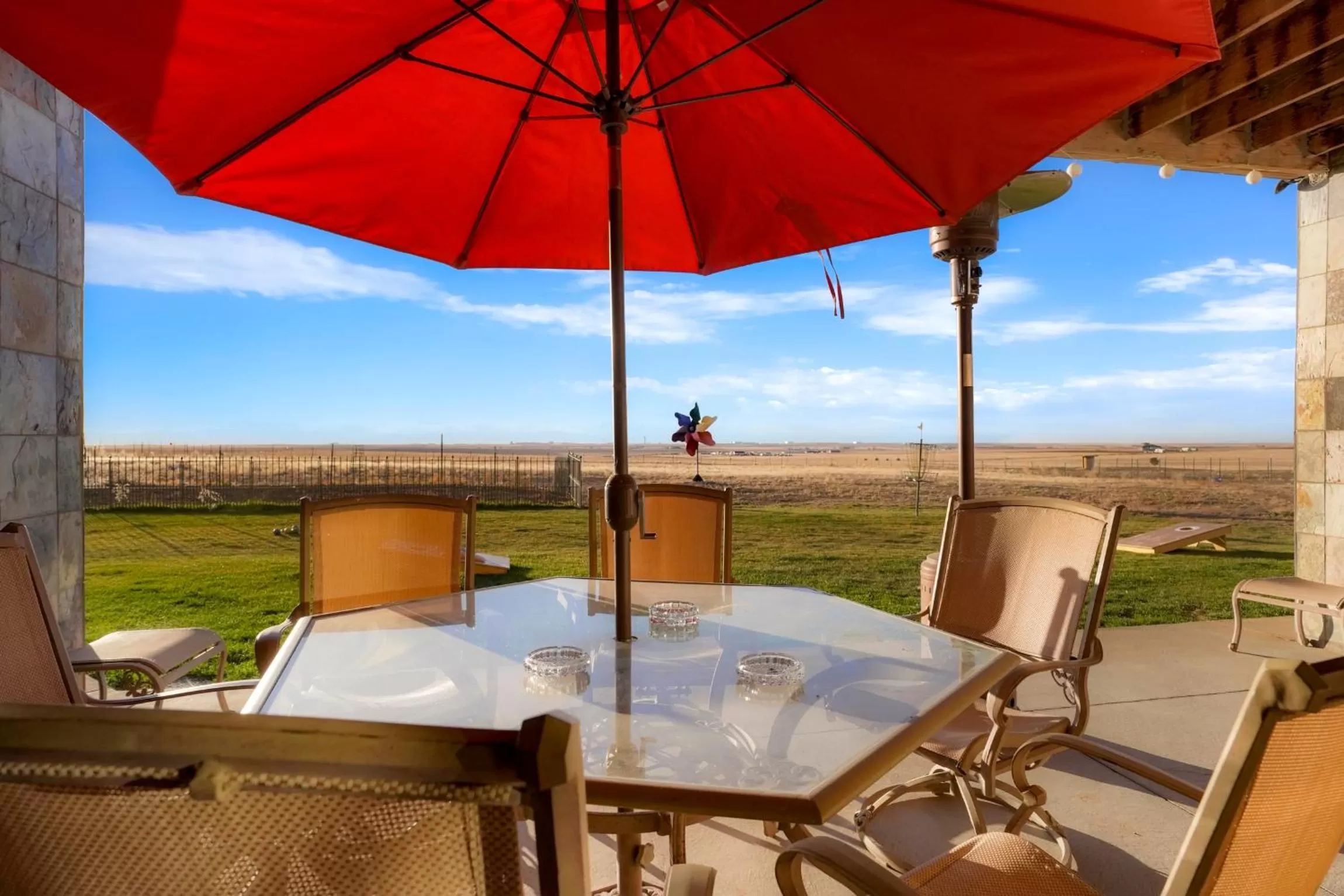 Patio in Summit Villa BnB