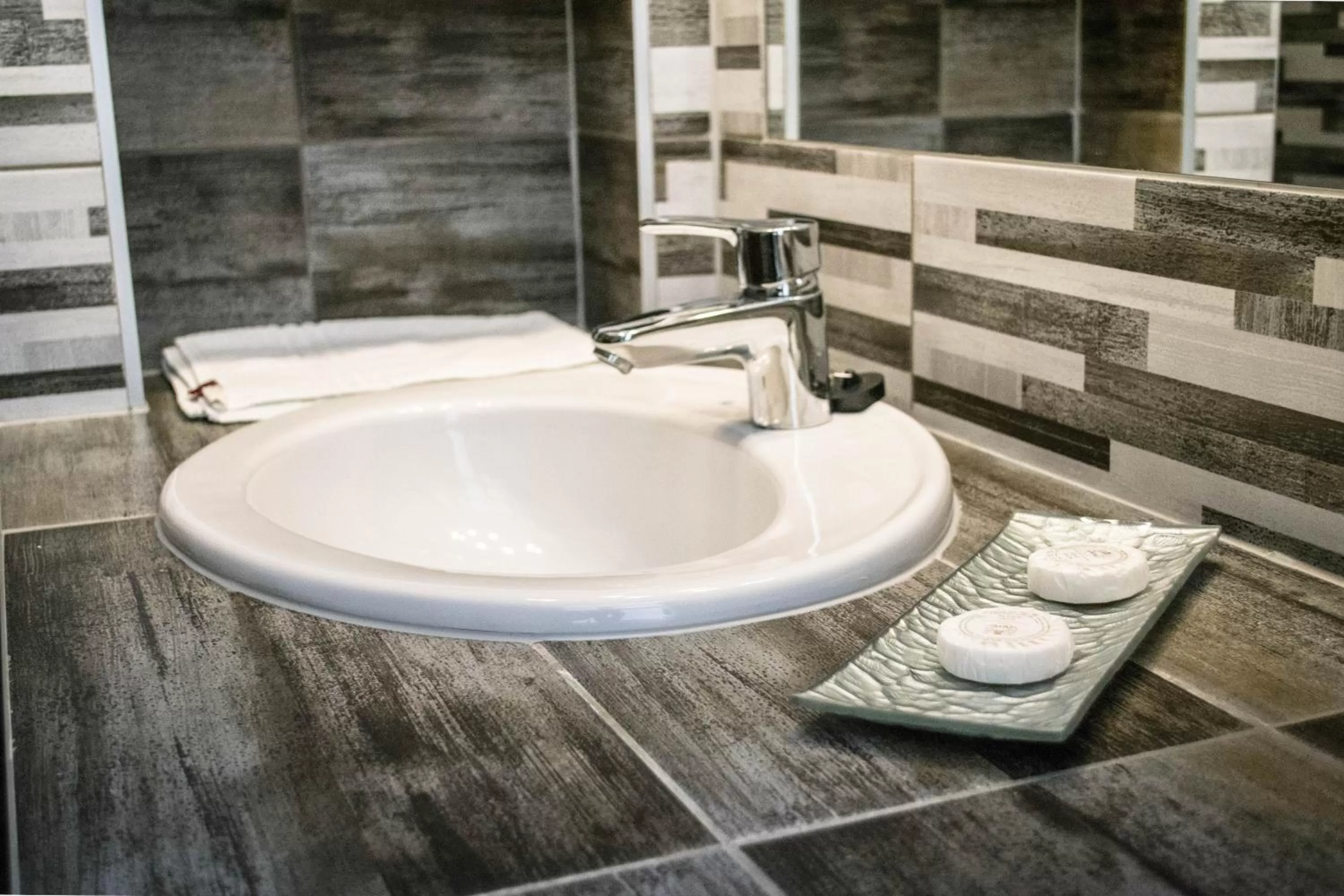 Bathroom in Petra Hotel