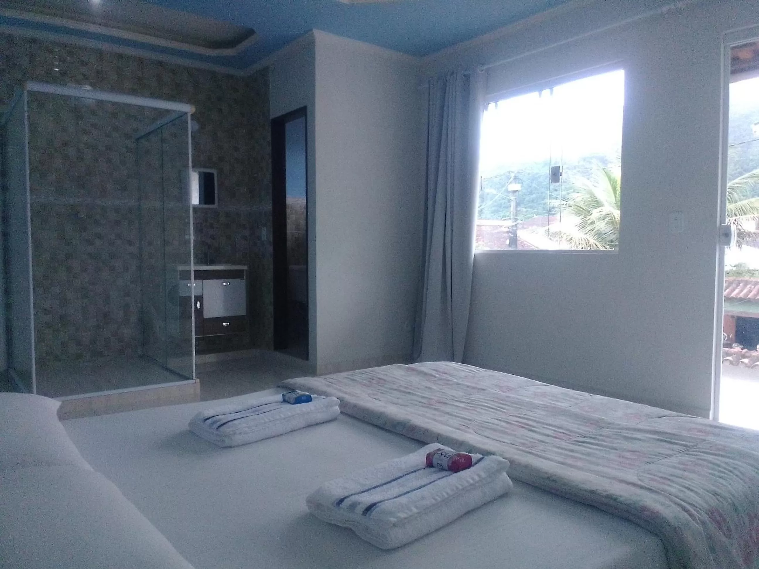 Bed in Hospedagem Pousada Fantasia Paraty