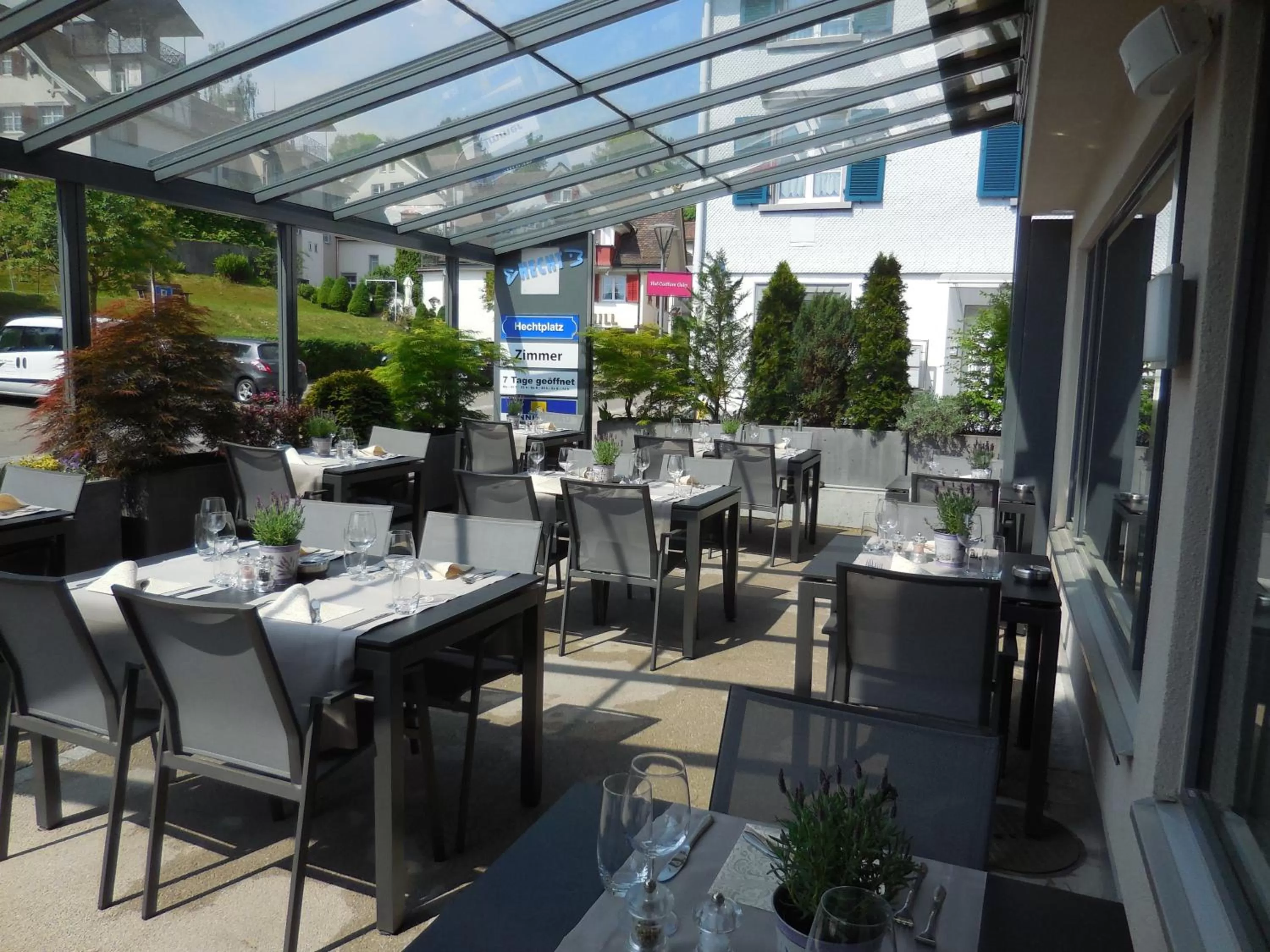 Balcony/Terrace in Hotel Hecht