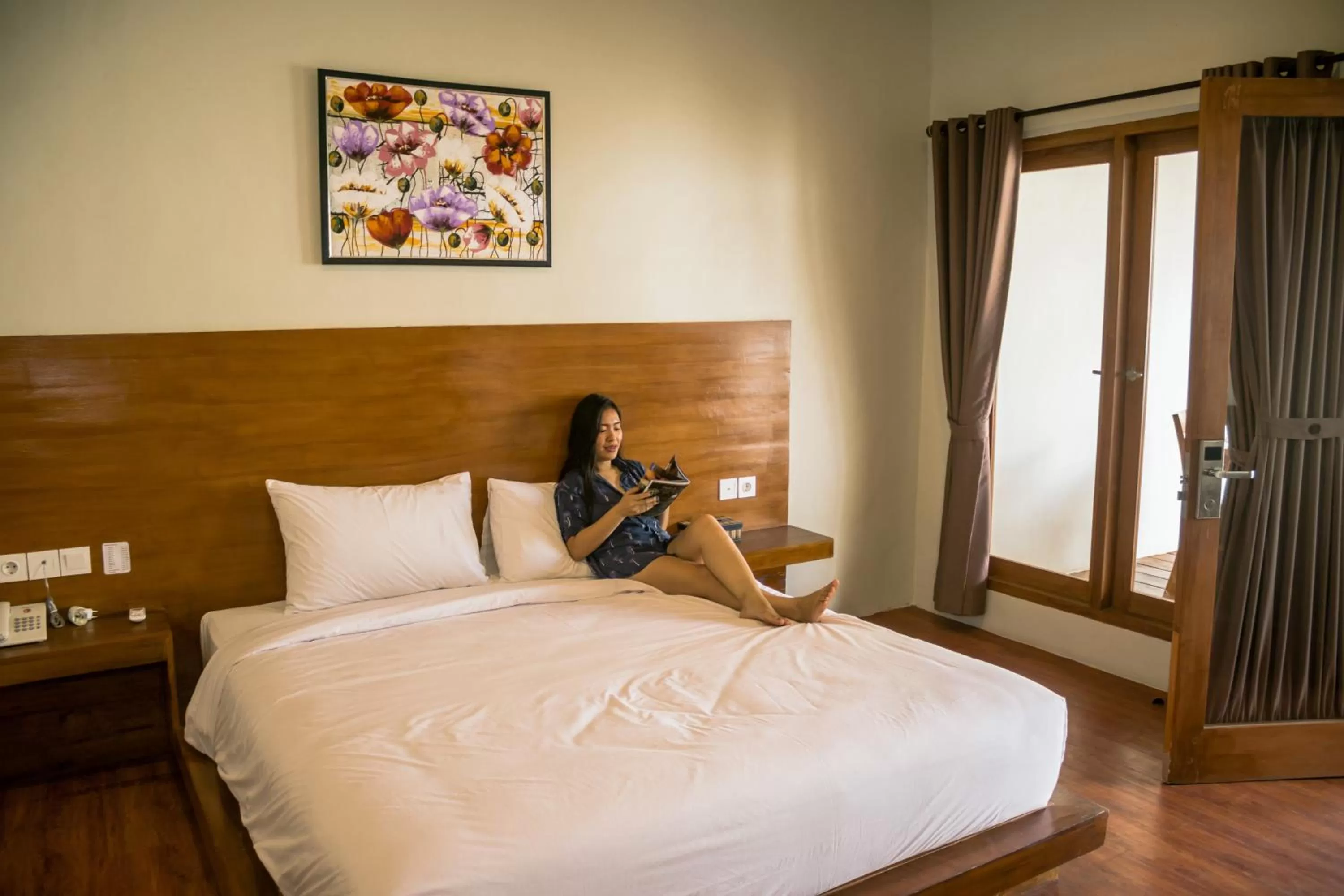 Bedroom, Bed in Gili One Resort