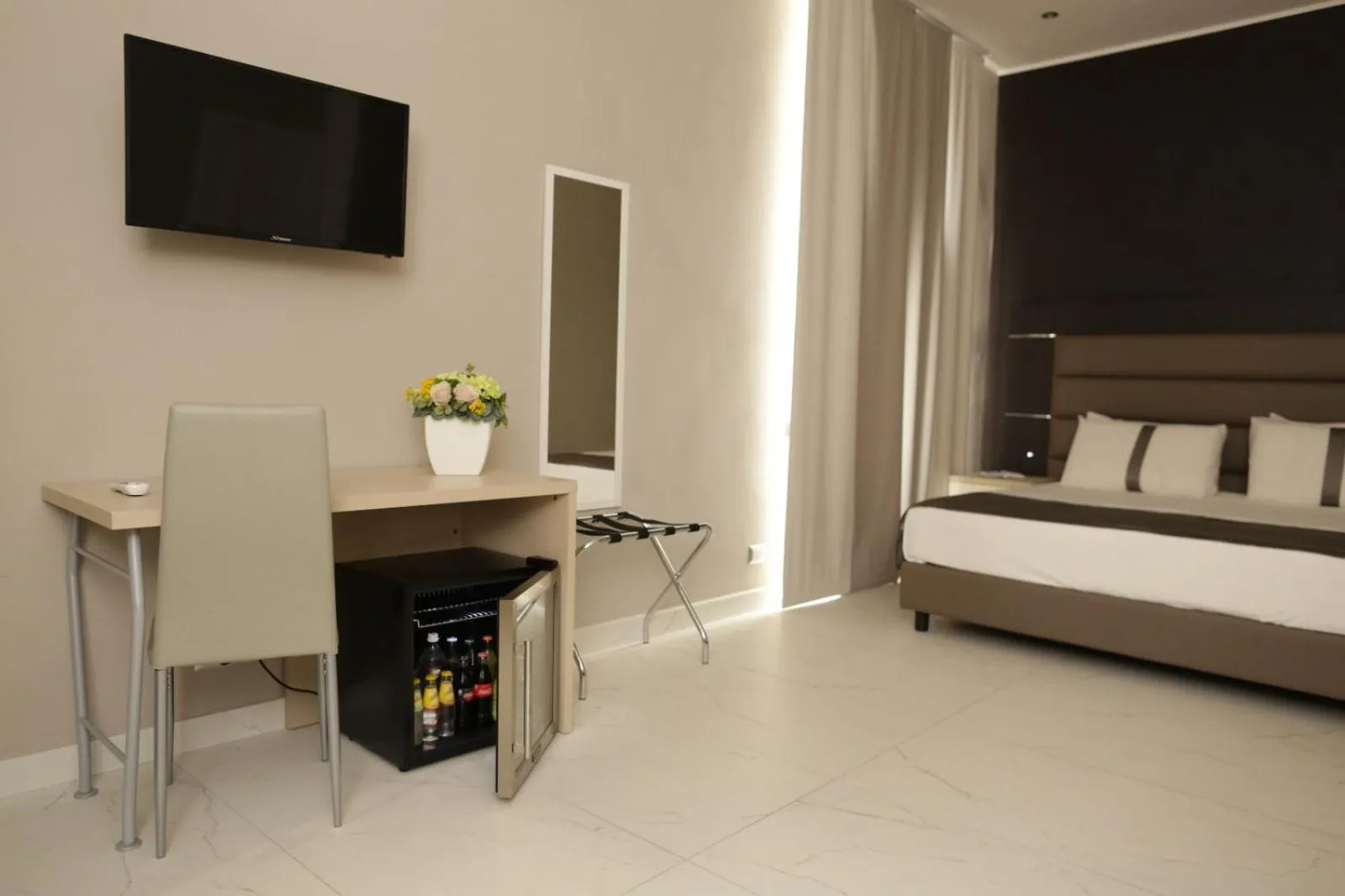 Bed in Hotel Vergilius Billia