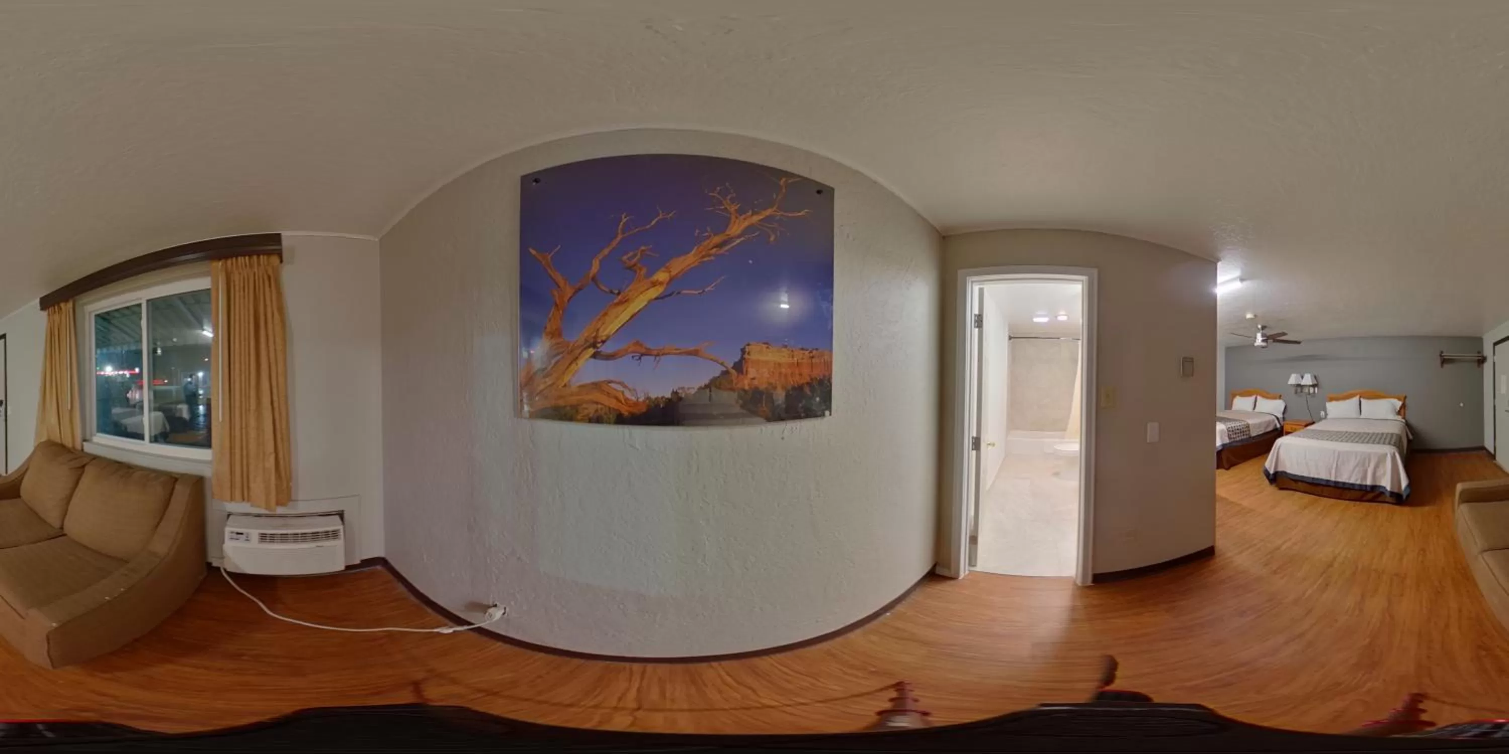 Bed in Buffalo Inn Vintage MOTEL