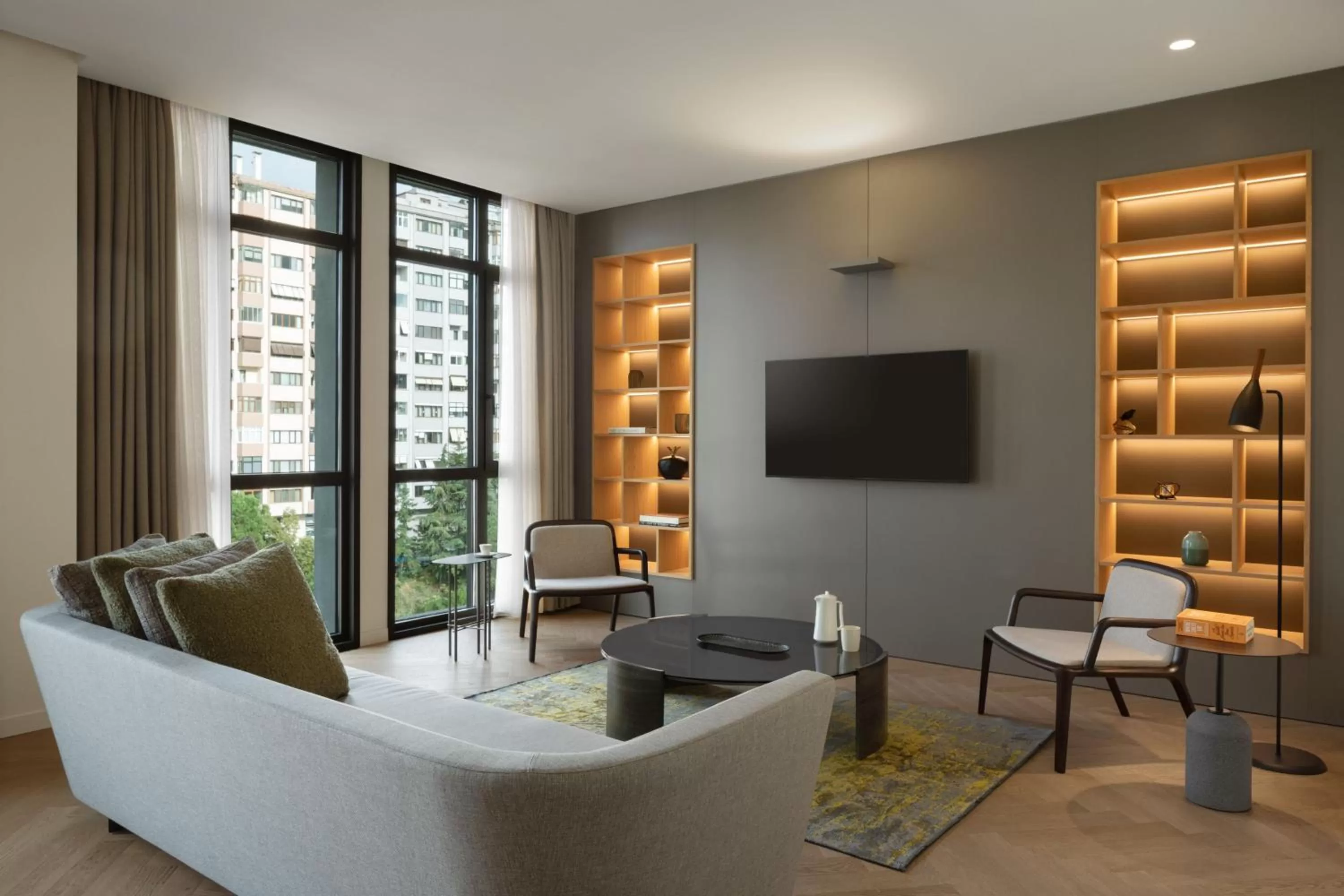 Living room in Marriott Executive Apartments Istanbul Fulya