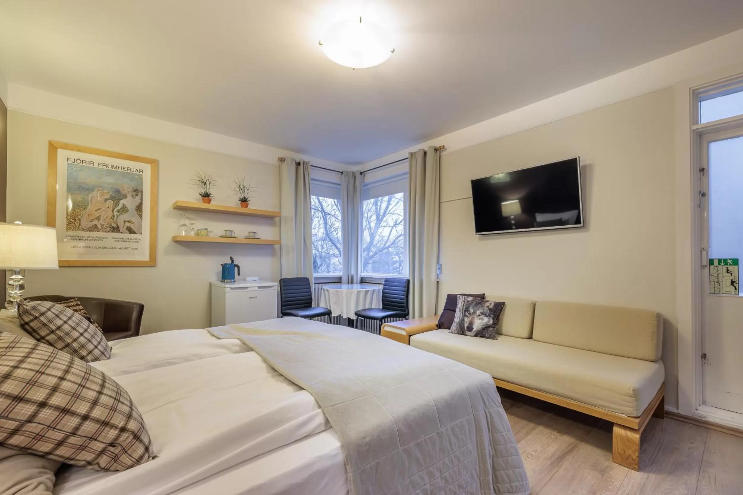 Photo of the whole room in Snorri's Guesthouse