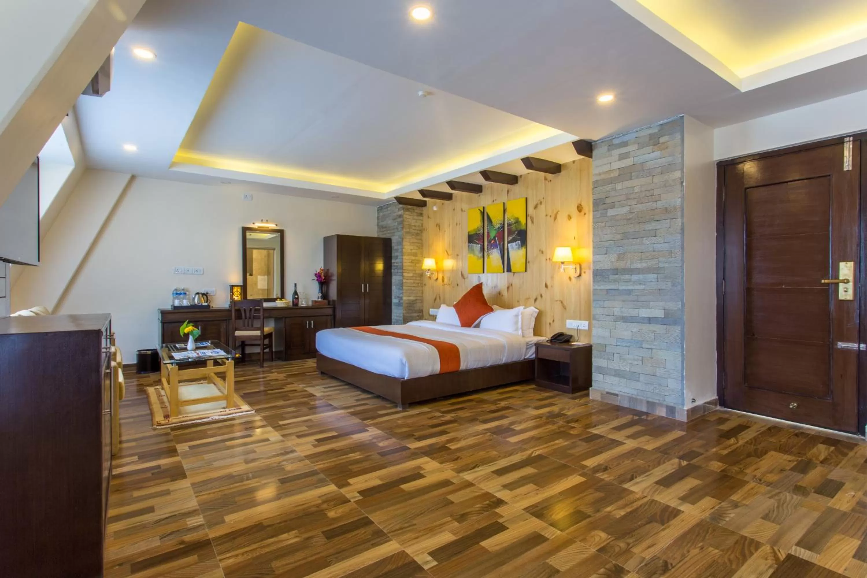 Photo of the whole room, Bed in Bodhi Suites Boutique Hotel and Spa