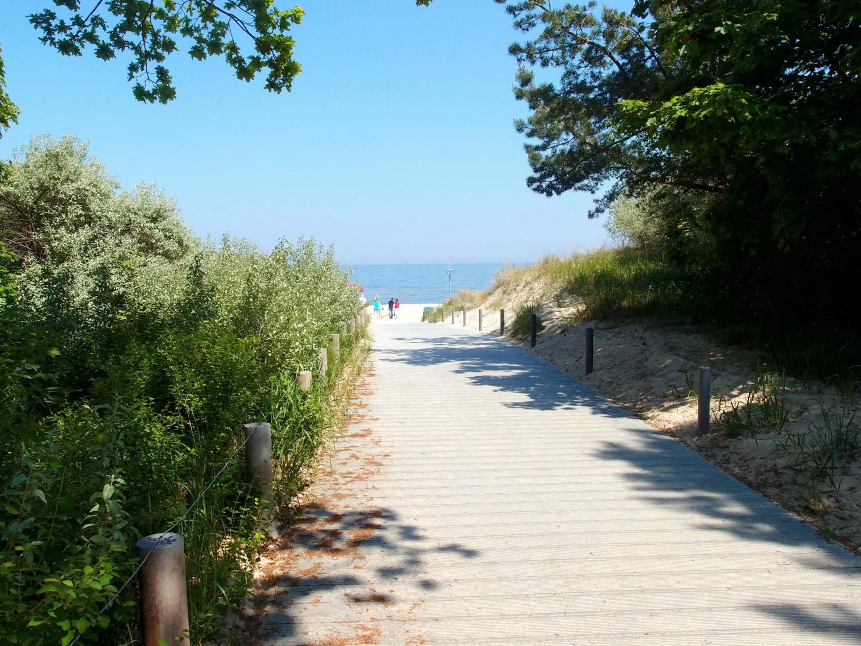 Beach in Strandhotel Heringsdorf mit Soleaußenpool 30 Grad