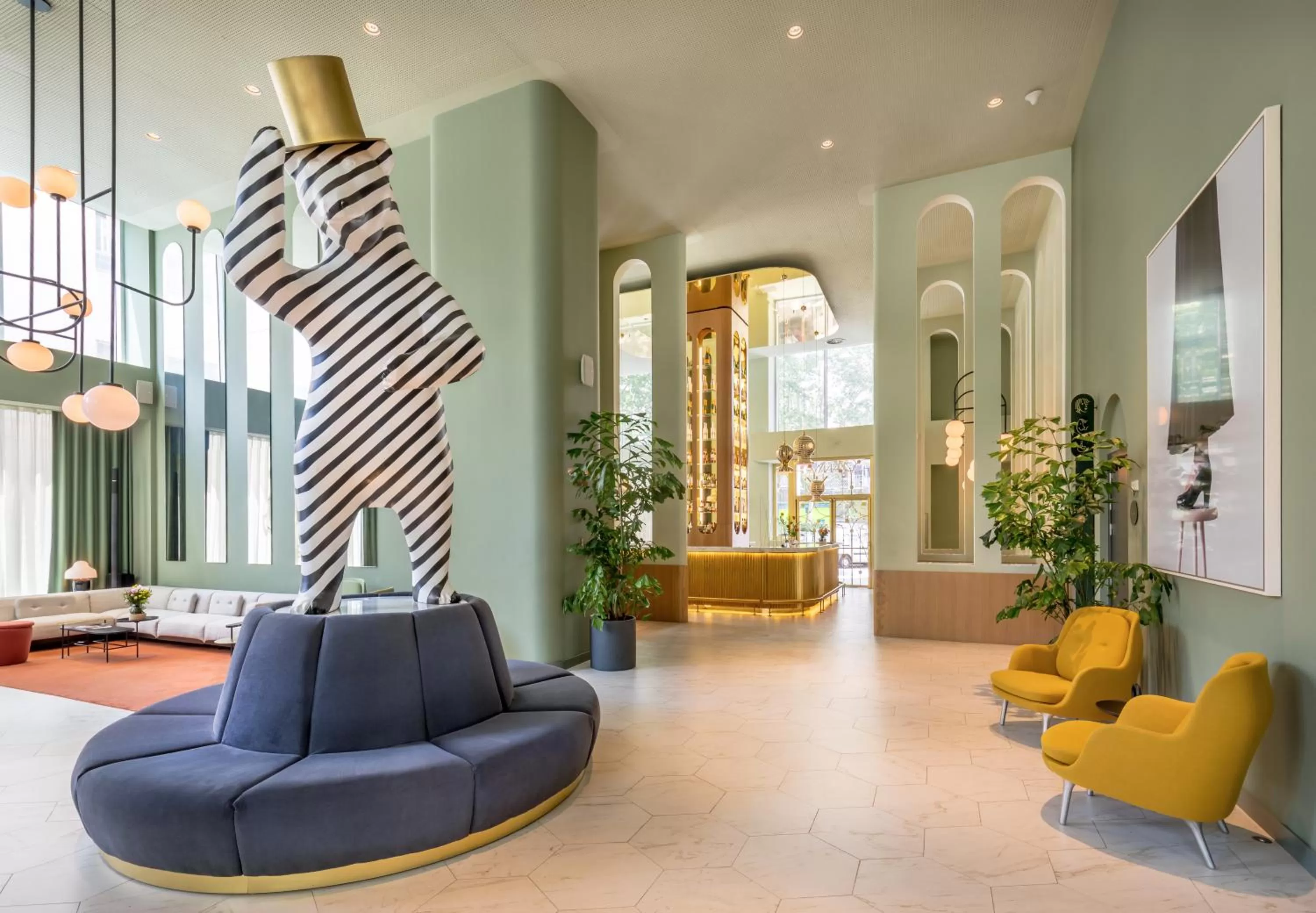 Lobby or reception in Barceló Torre de Madrid