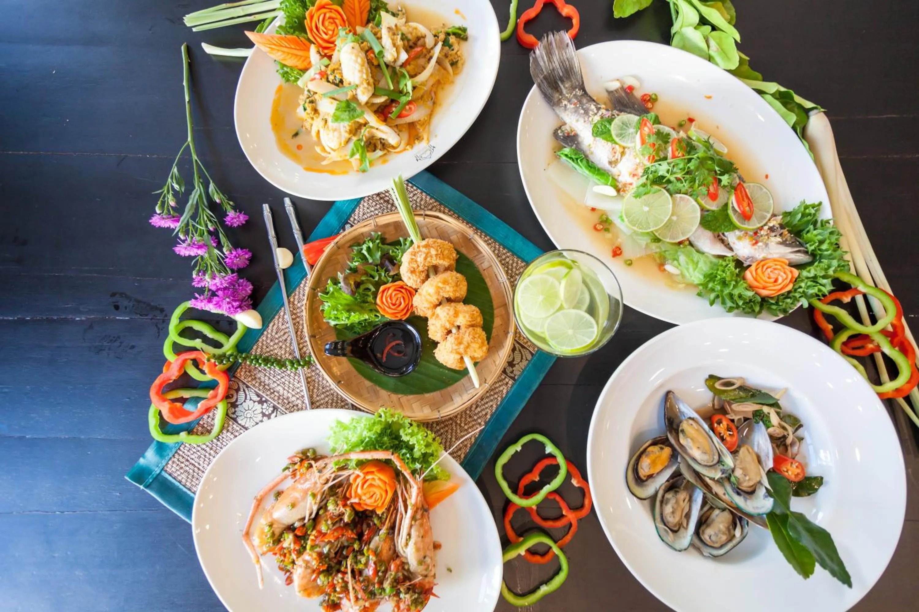 Lunch in The Experience Walking Street Chiang Mai