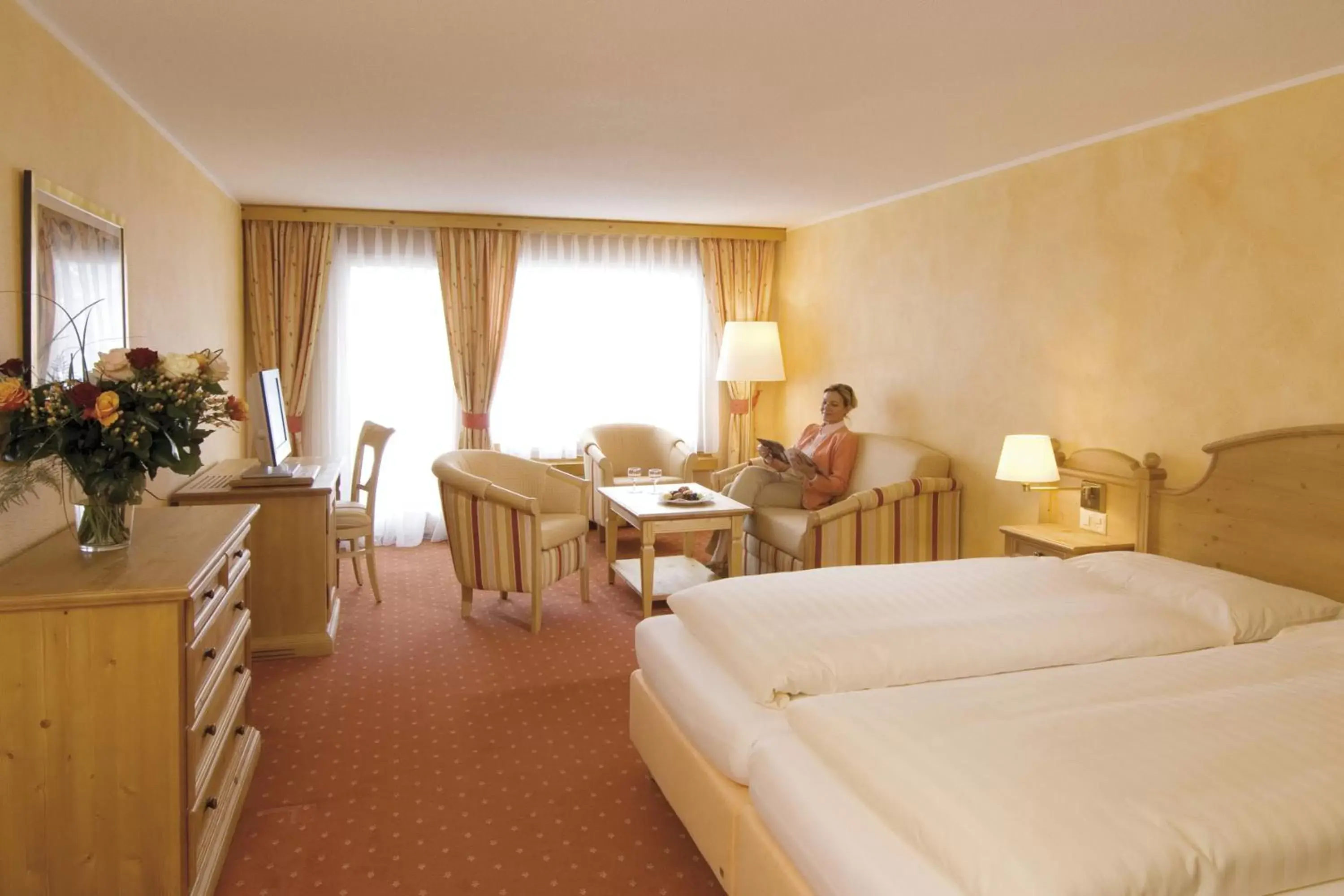 Superior Double Room with Balcony in Silvretta Parkhotel Superior Double Room with Balcony in Silvretta Parkhotel