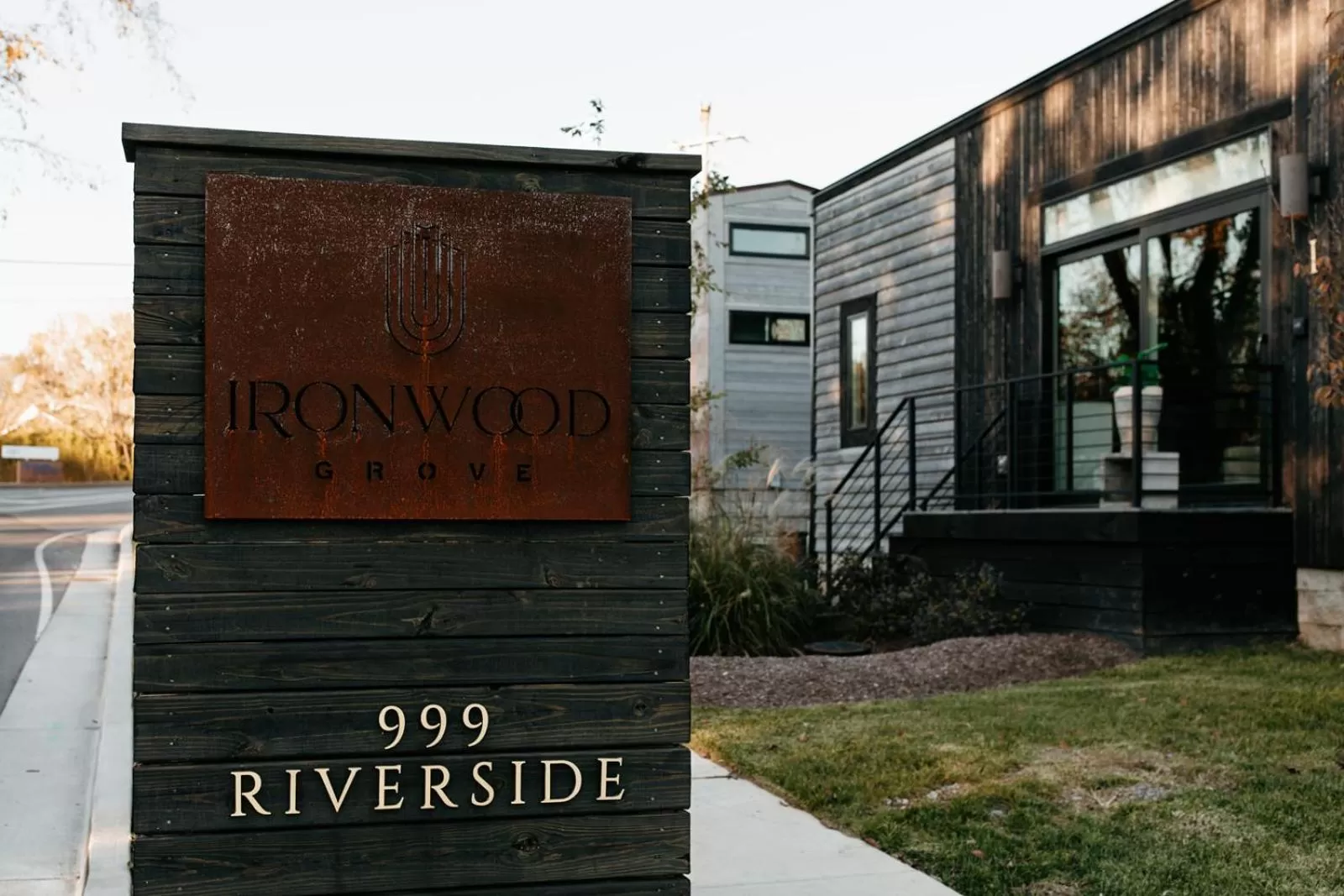 Facade/entrance in Ironwood Grove, Tiny House Hotel