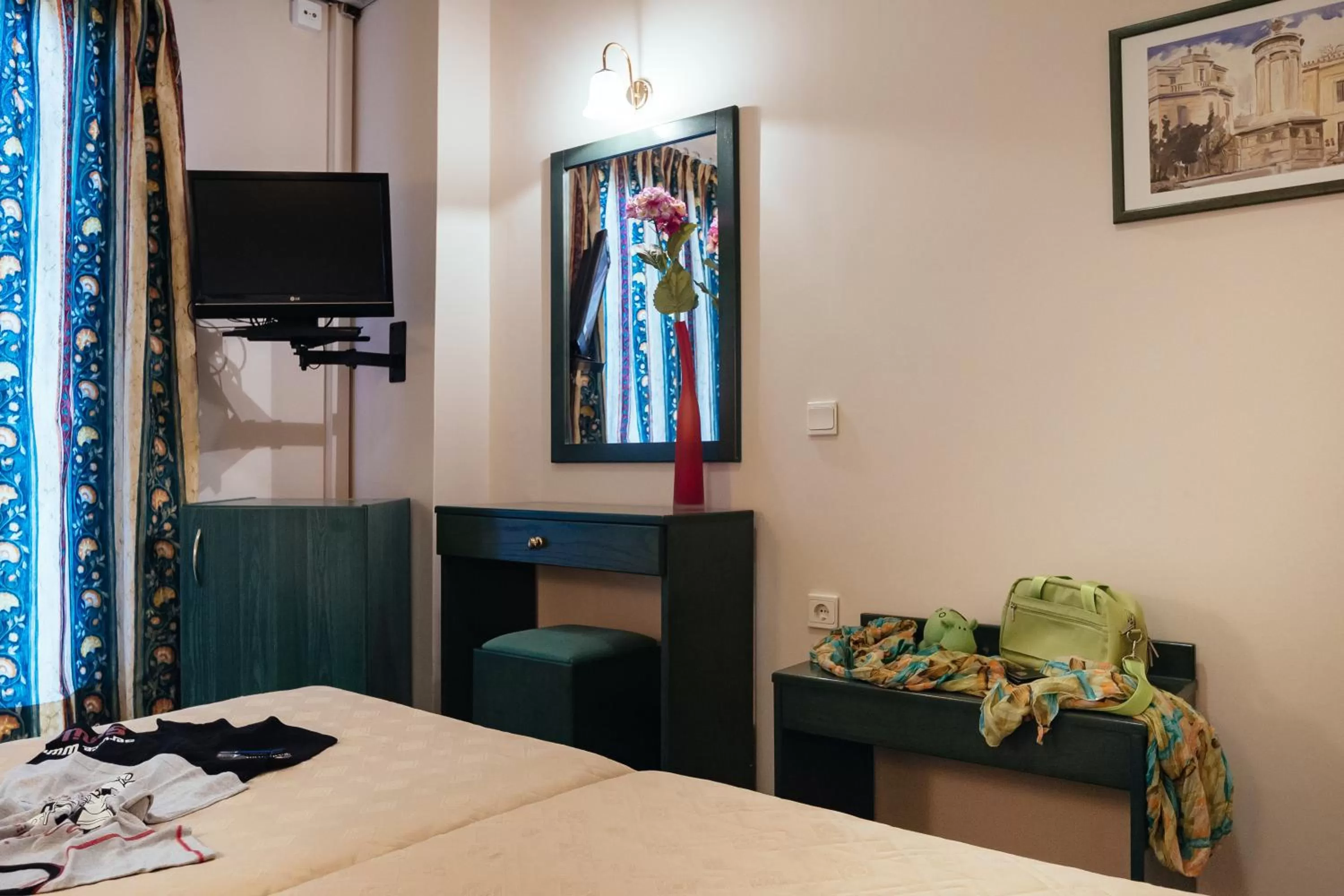 Decorative detail, Bed in Ignatia Hotel