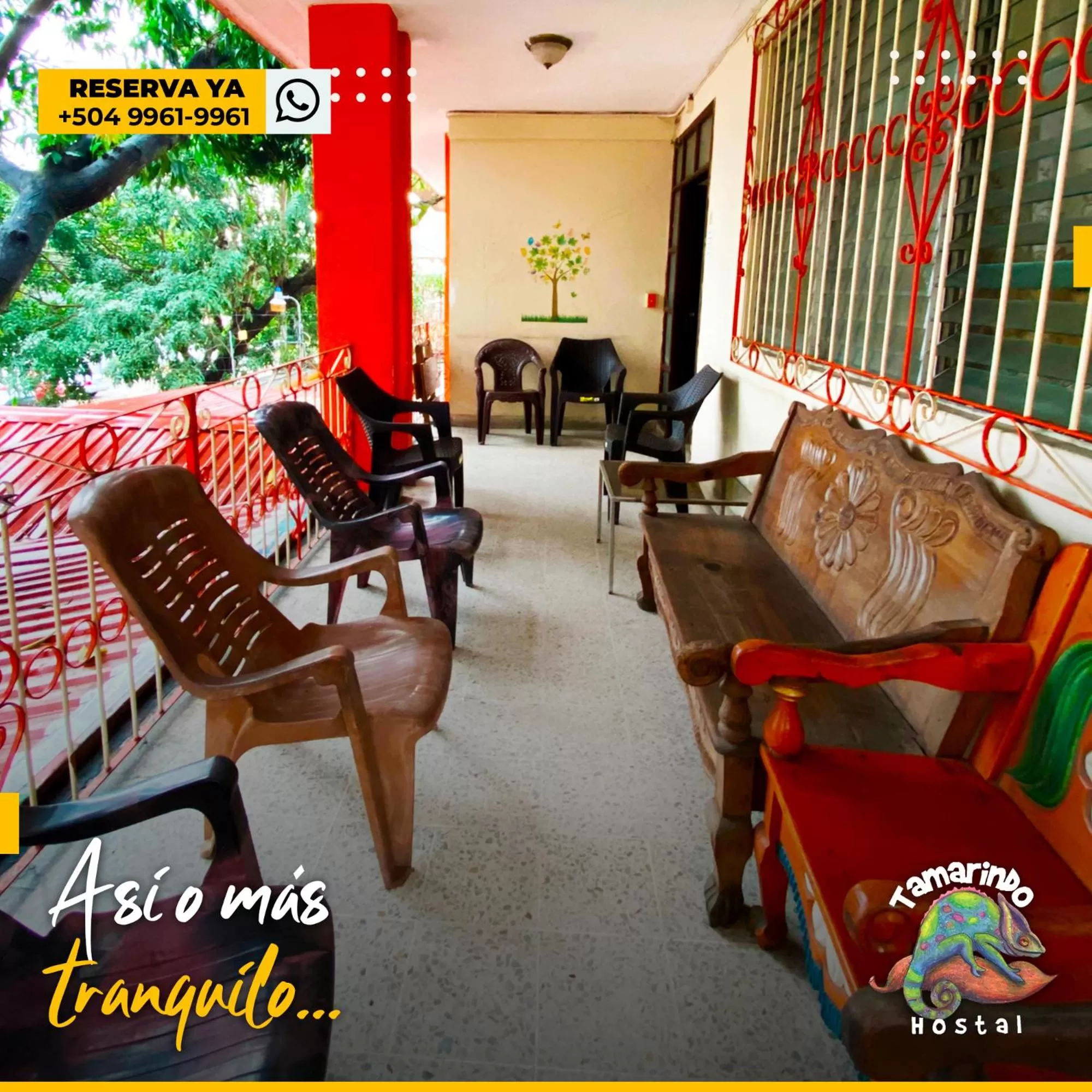 Lounge or bar in Tamarindo Hostel