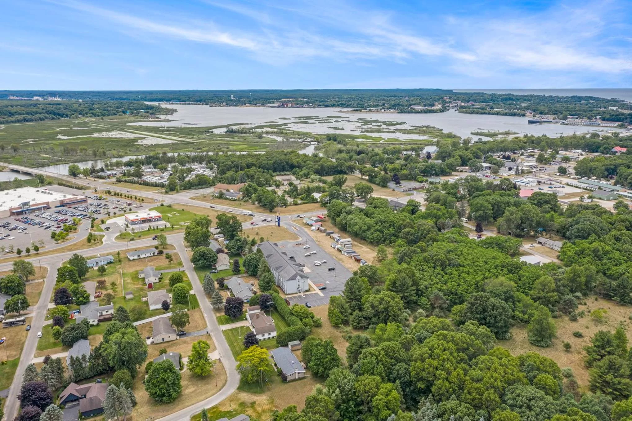 Property building in Microtel Inn and Suites Manistee