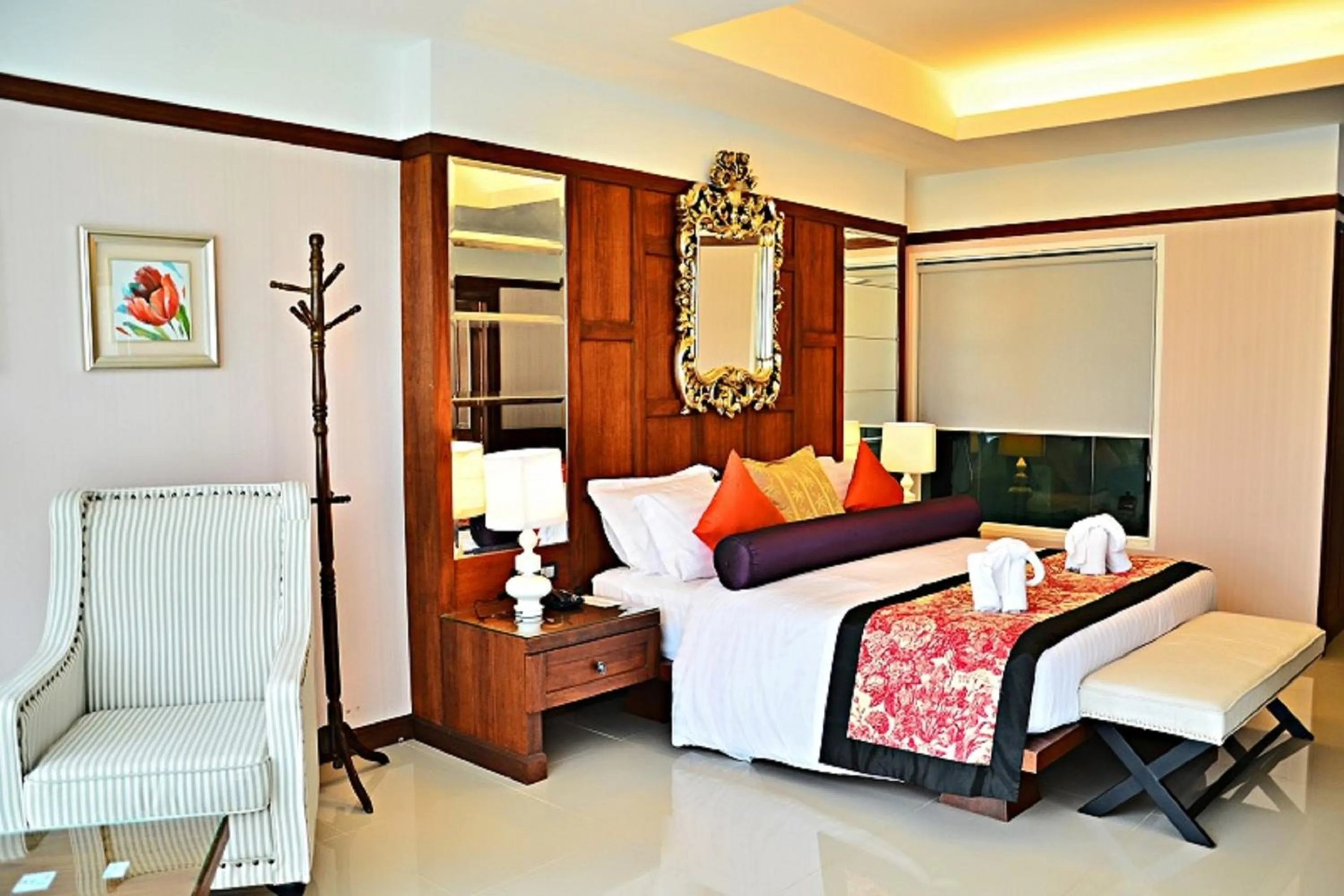 Bed in The Par Phuket SHA Plus