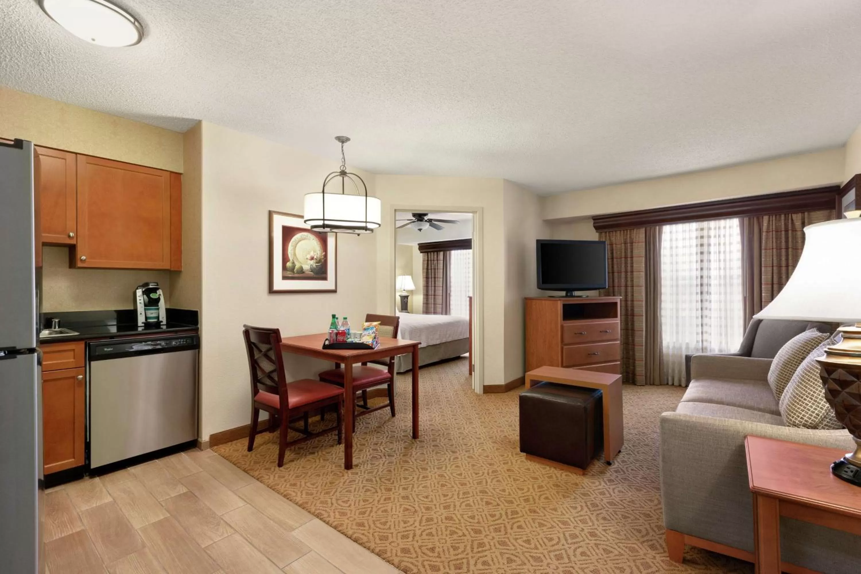 Bedroom in Homewood Suites by Hilton Dallas-Park Central Area