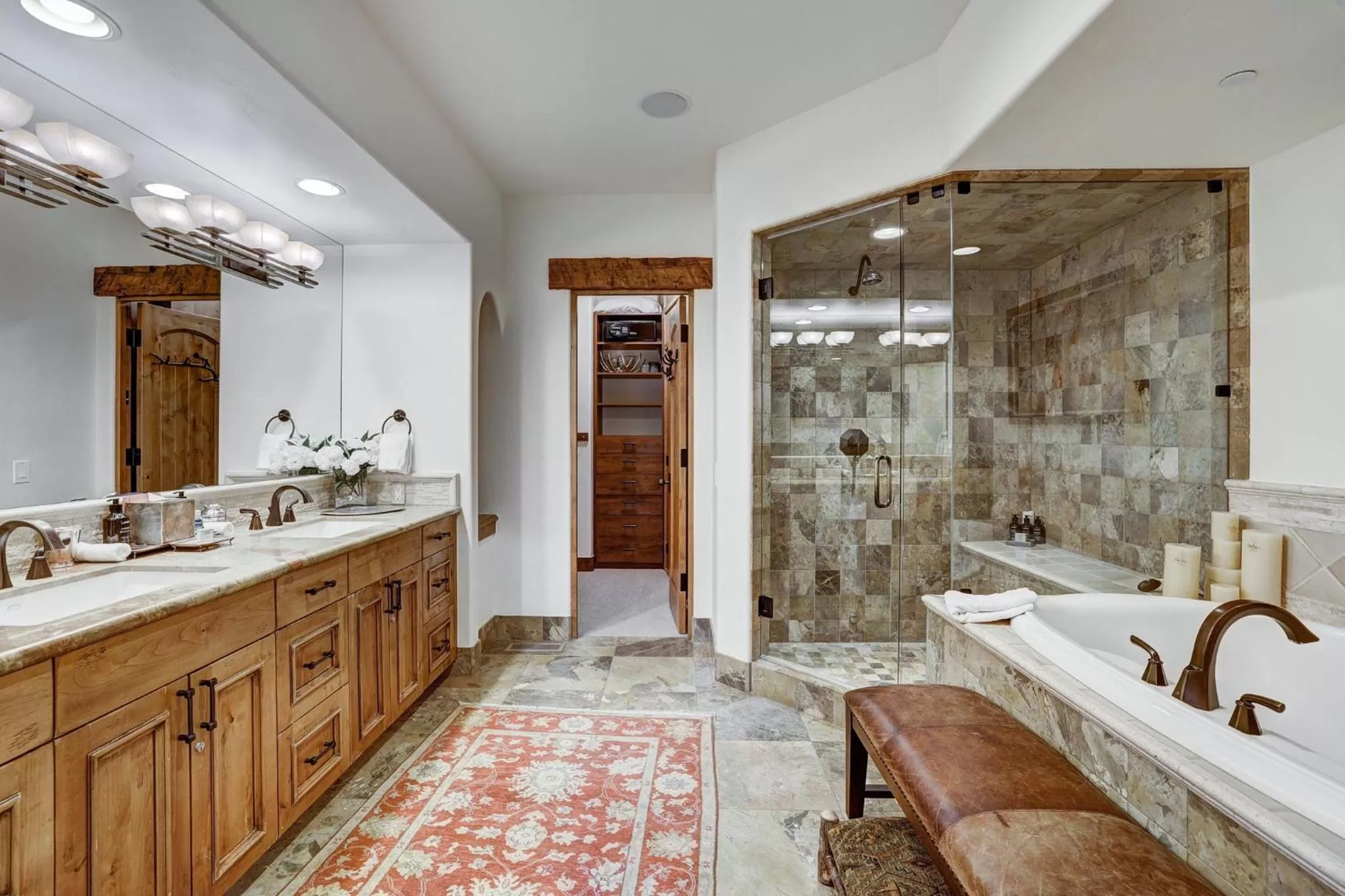 Bathroom in The Arrabelle at Vail Square, a RockResort, by Vail Resorts
