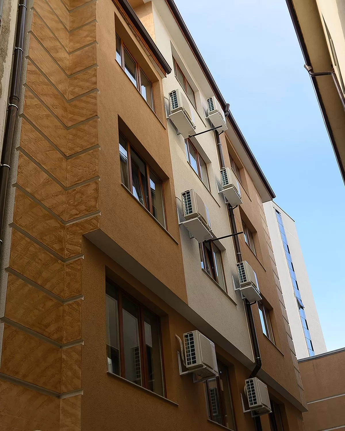 Property building in Hotel Leda