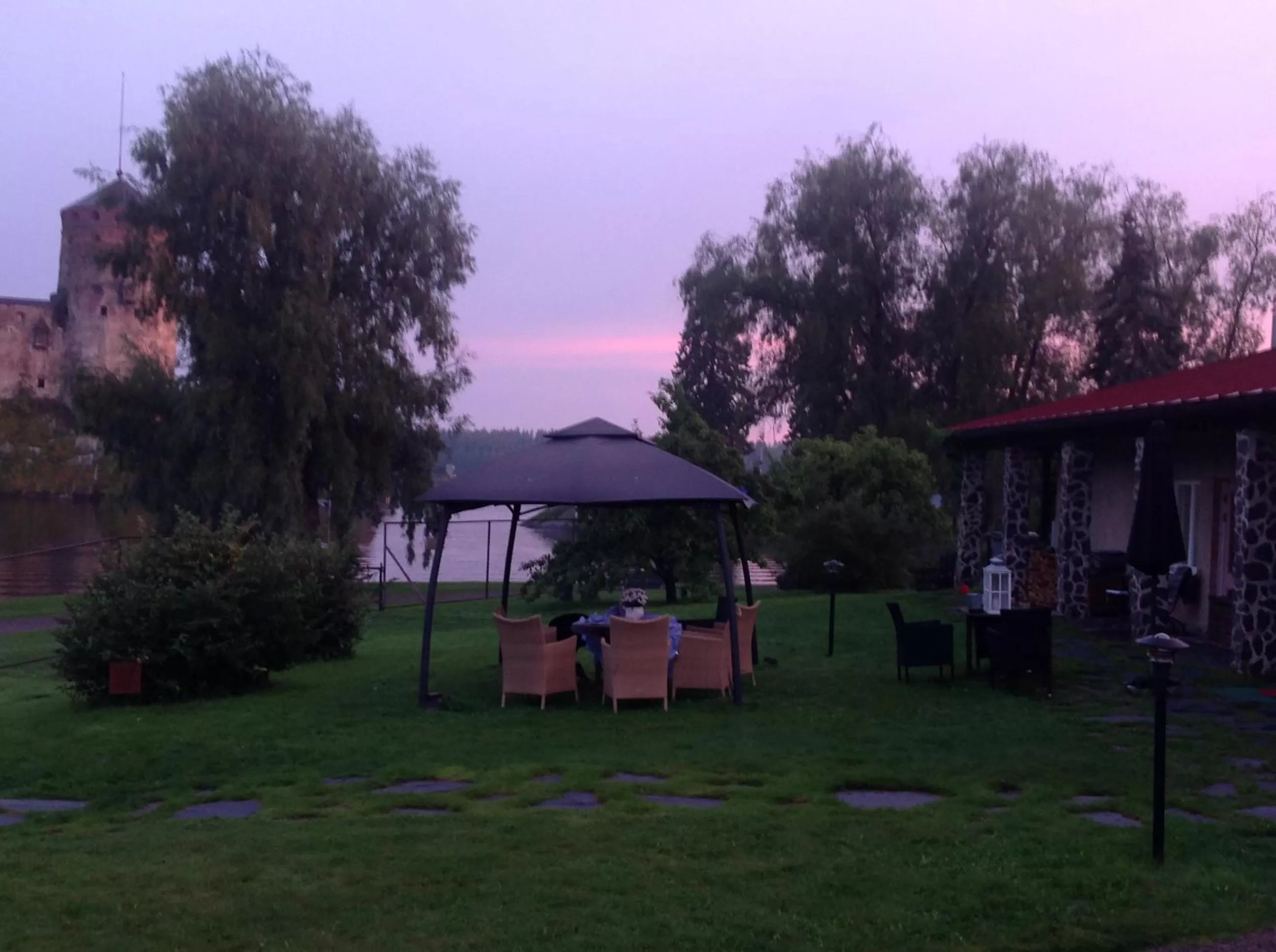 On site, Garden in Lossiranta Lodge