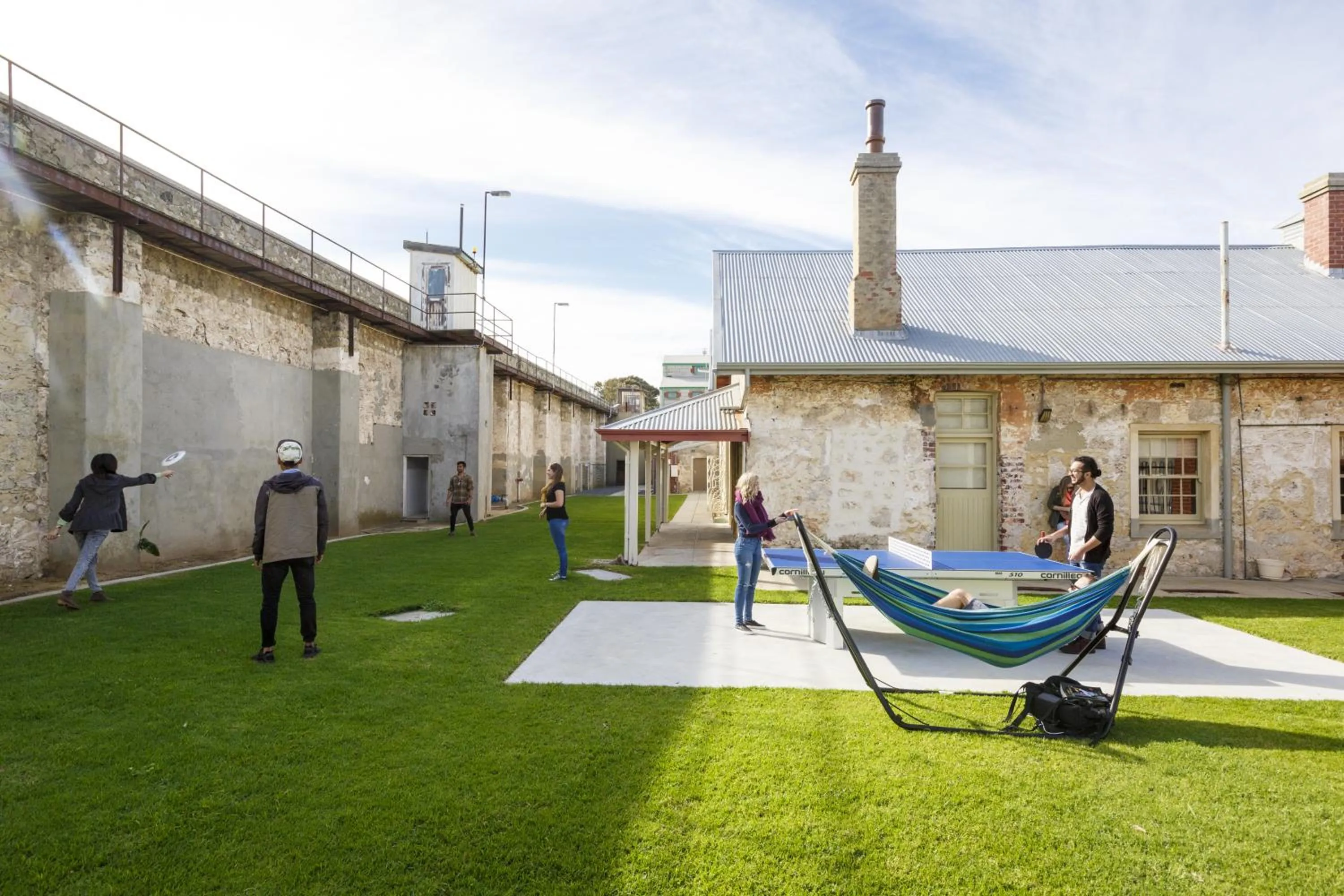 Garden in YHA Fremantle Prison