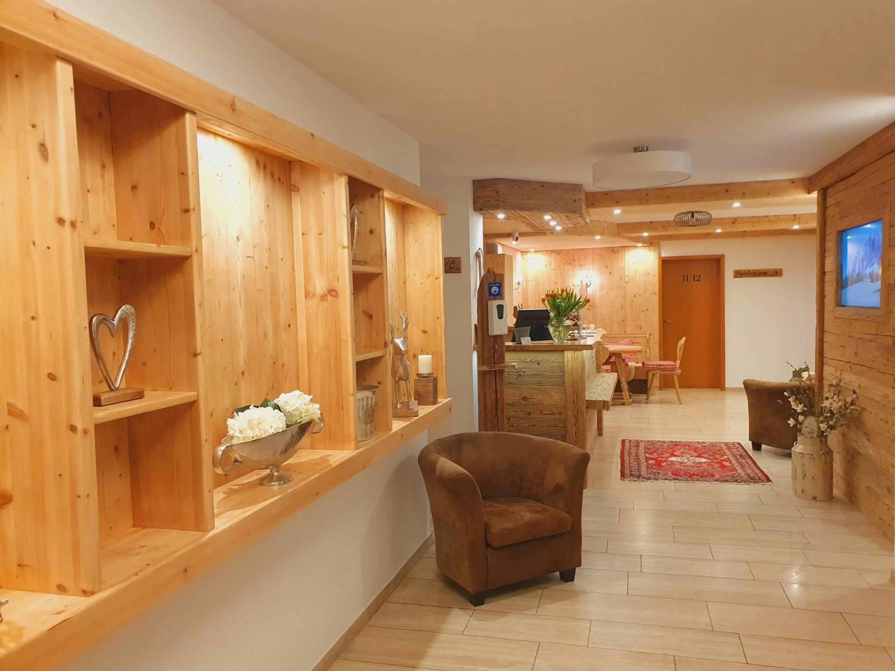 Lobby or reception, Lobby/Reception in Hotel Oberwirt Wangen