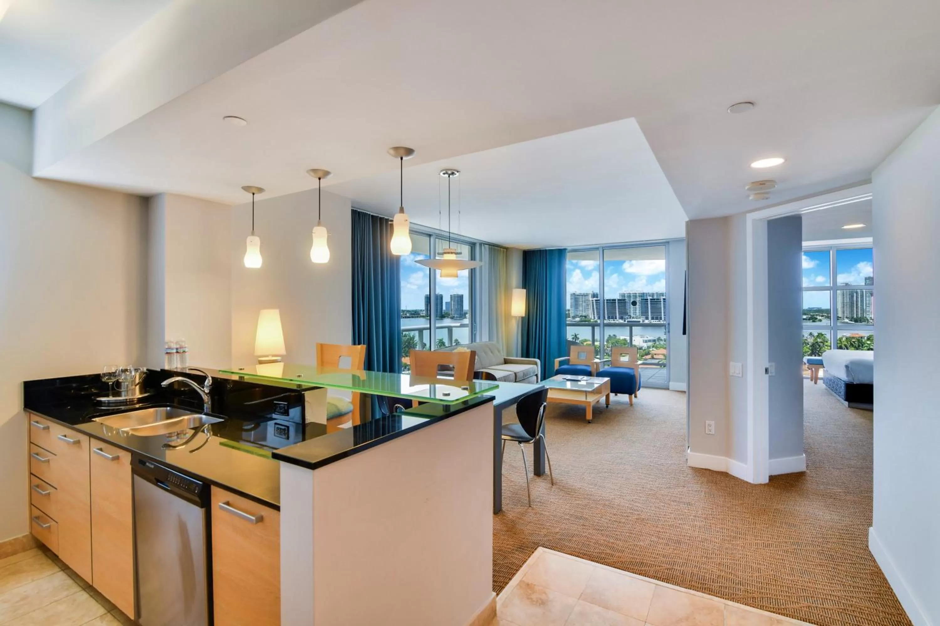 Kitchen or kitchenette in Marenas Beach Resort