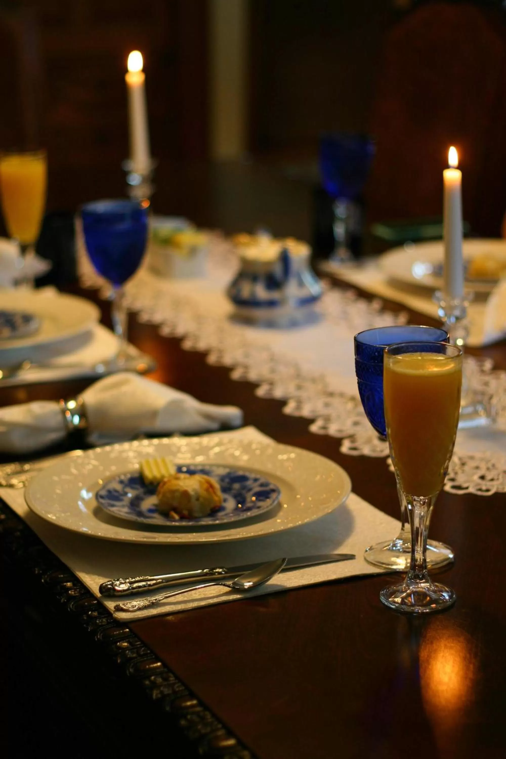 American breakfast in Lamberson Guest House