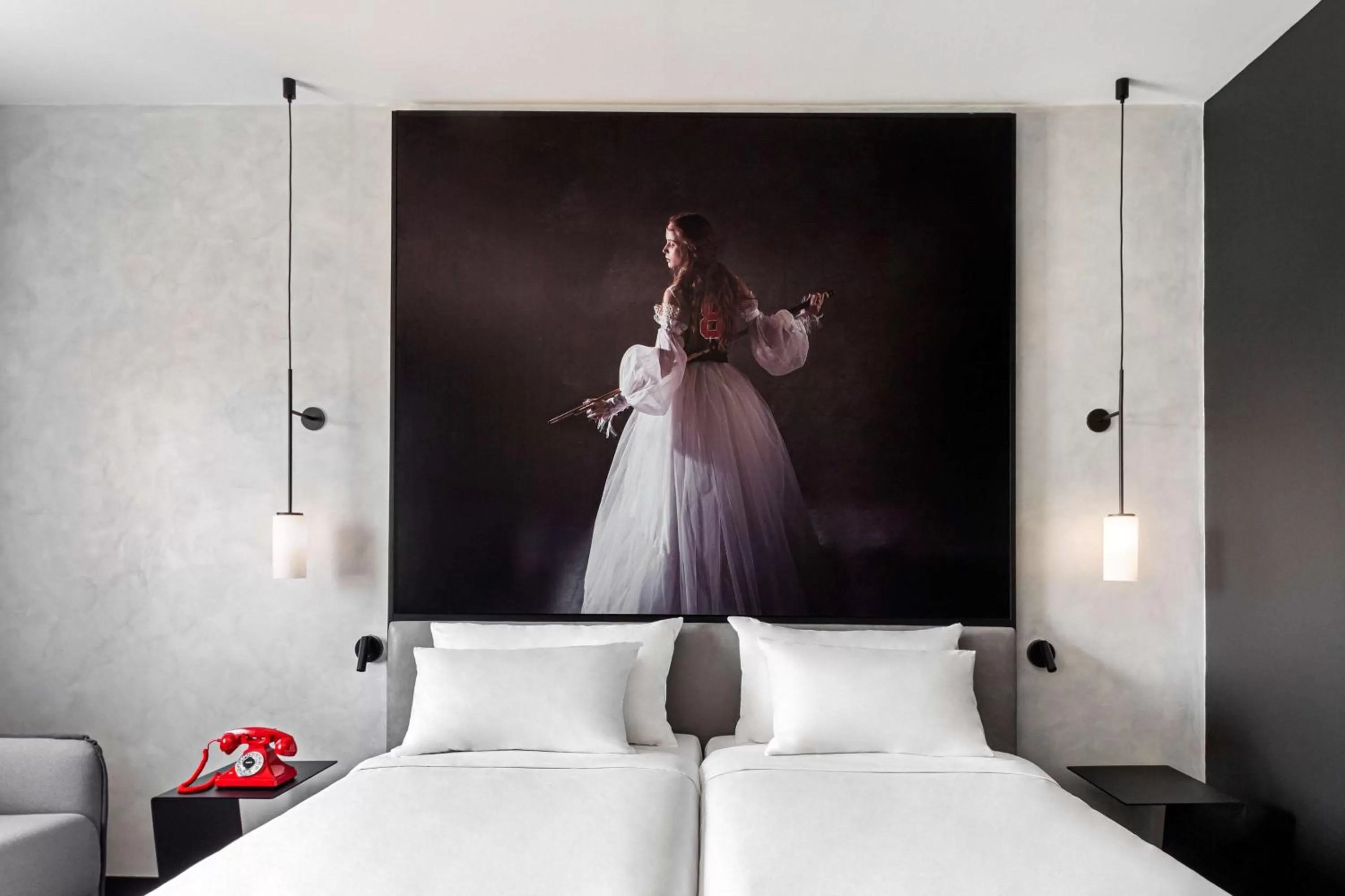 Bed in Radisson RED Madrid