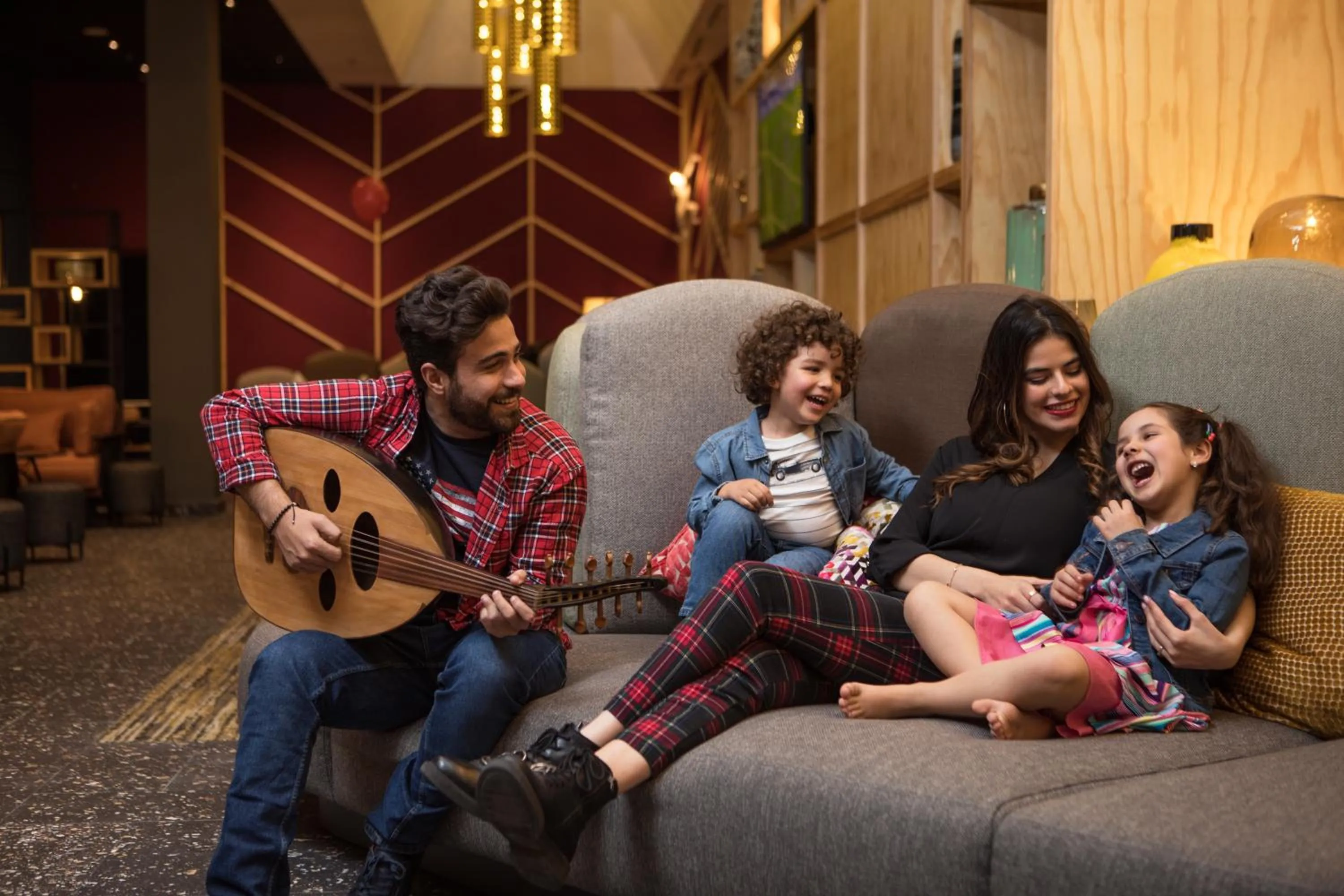 Living room in Ibis Abdelmoumen Casa Centre
