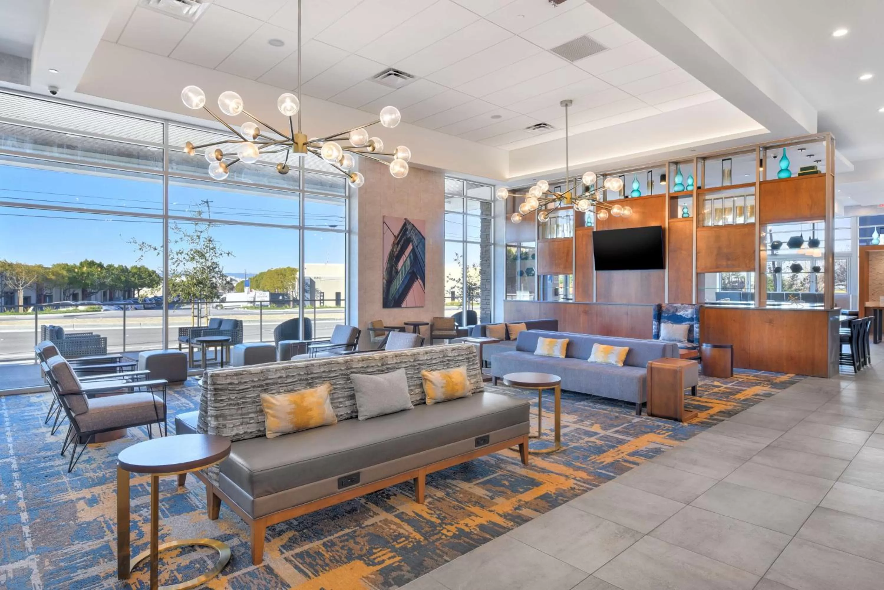 Lobby or reception in Hilton Garden Inn Fremont Milpitas
