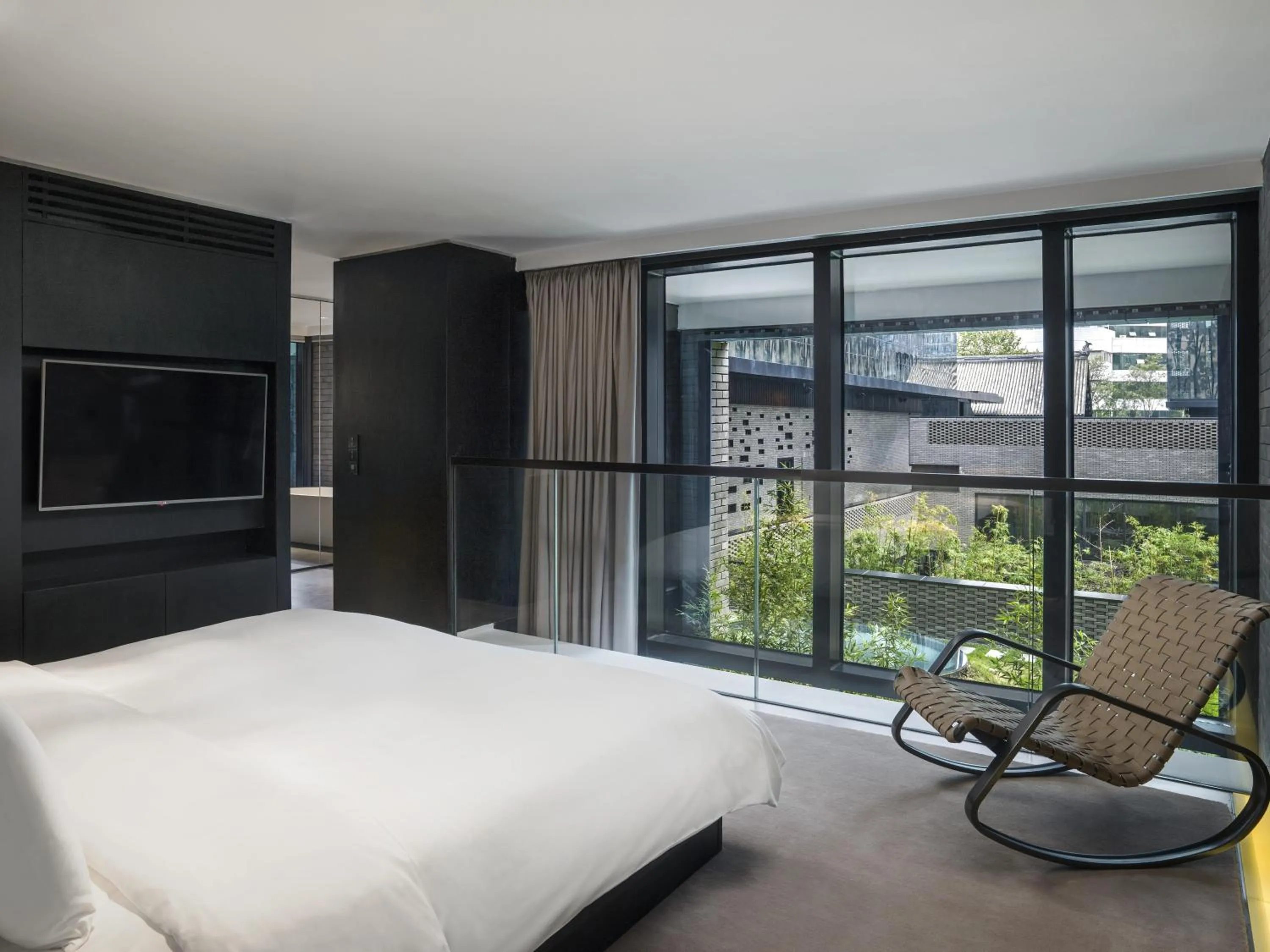 Bedroom, Bed in Upper House Chengdu