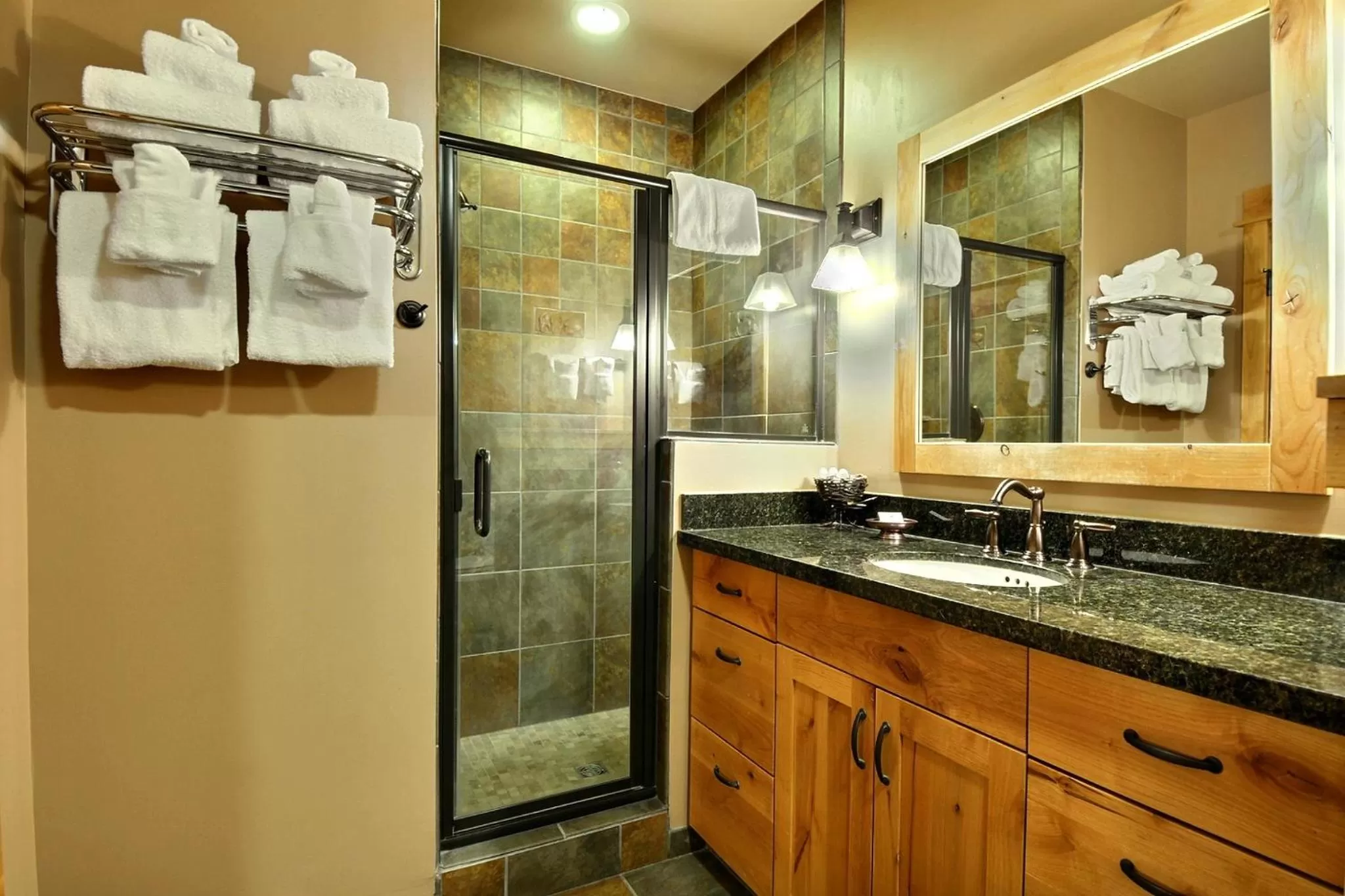 Shower in Big Sky Resort Village Center