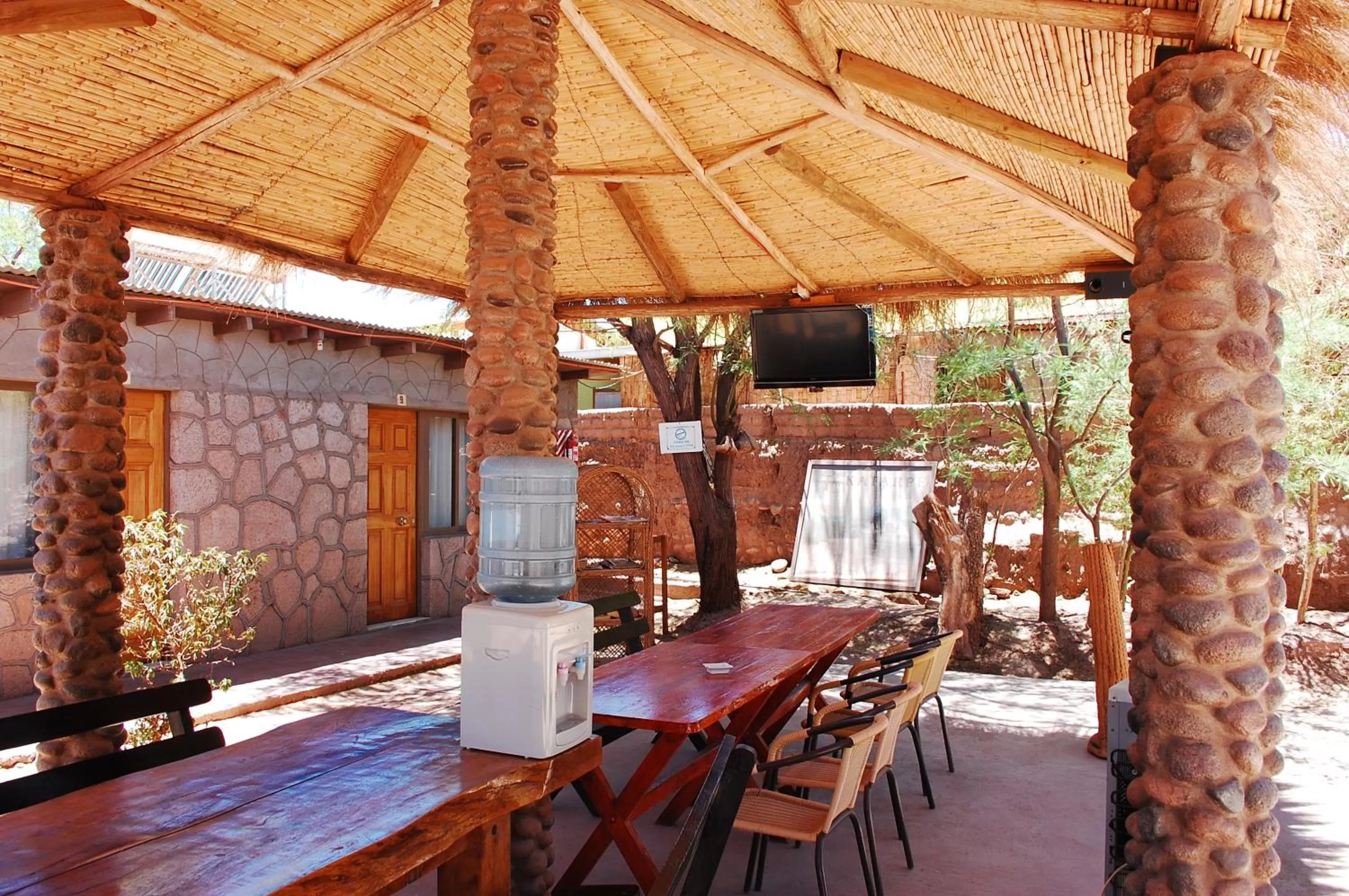 Balcony/Terrace in Hostal Katarpe