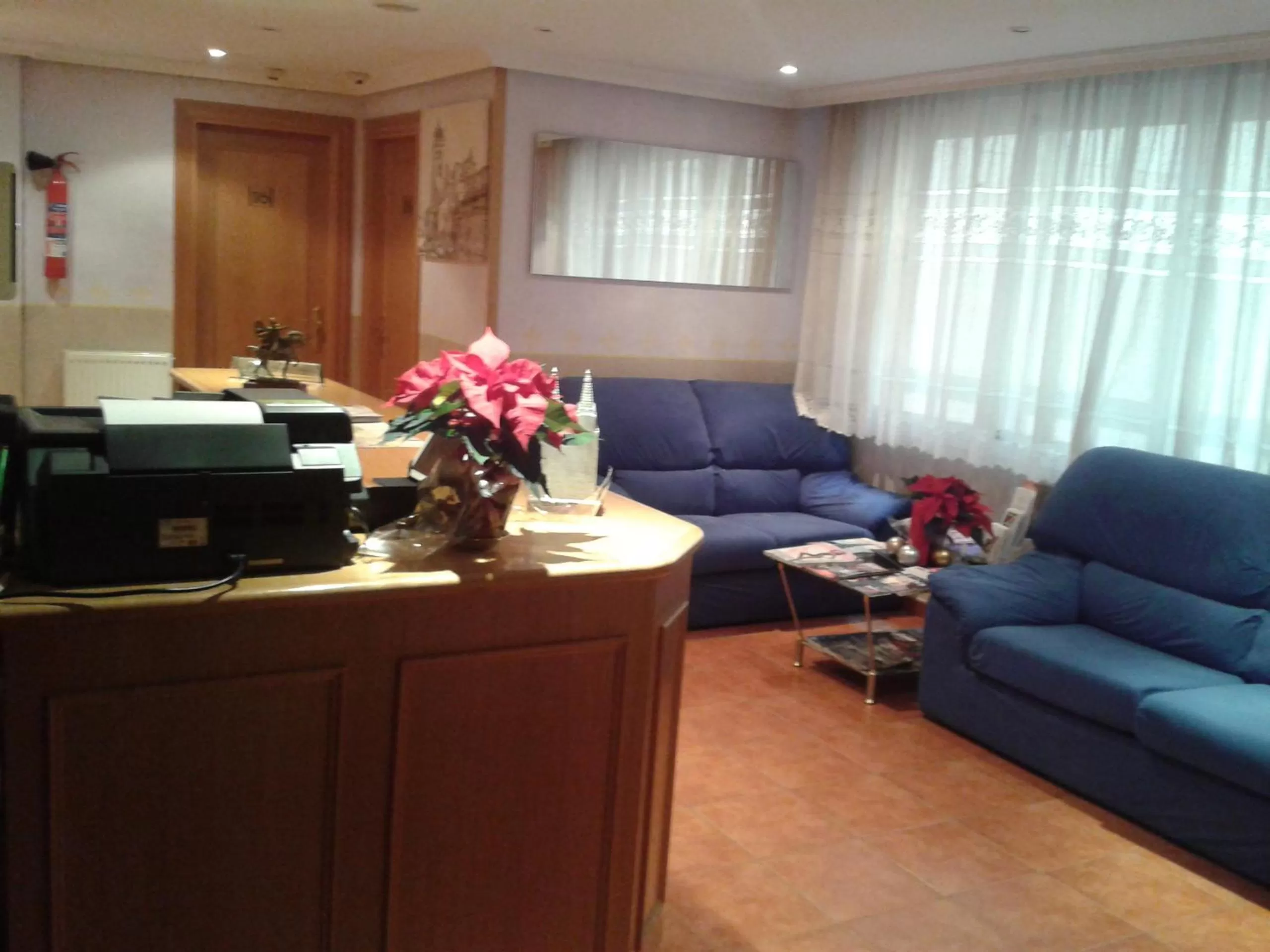 Lobby or reception in Hostal Campus