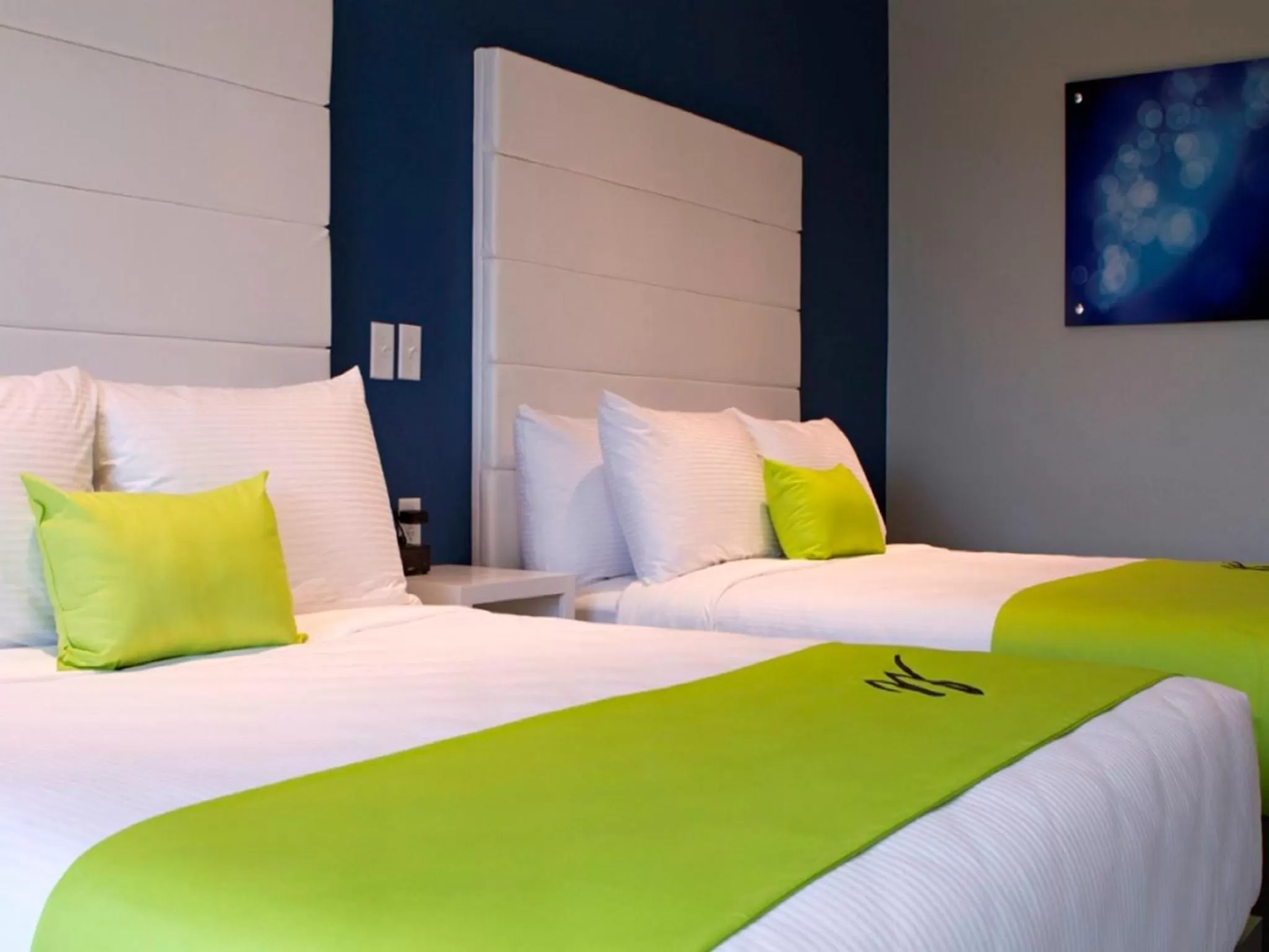 Bed in The Wallhouse Hotel, an Ascend Collection Hotel