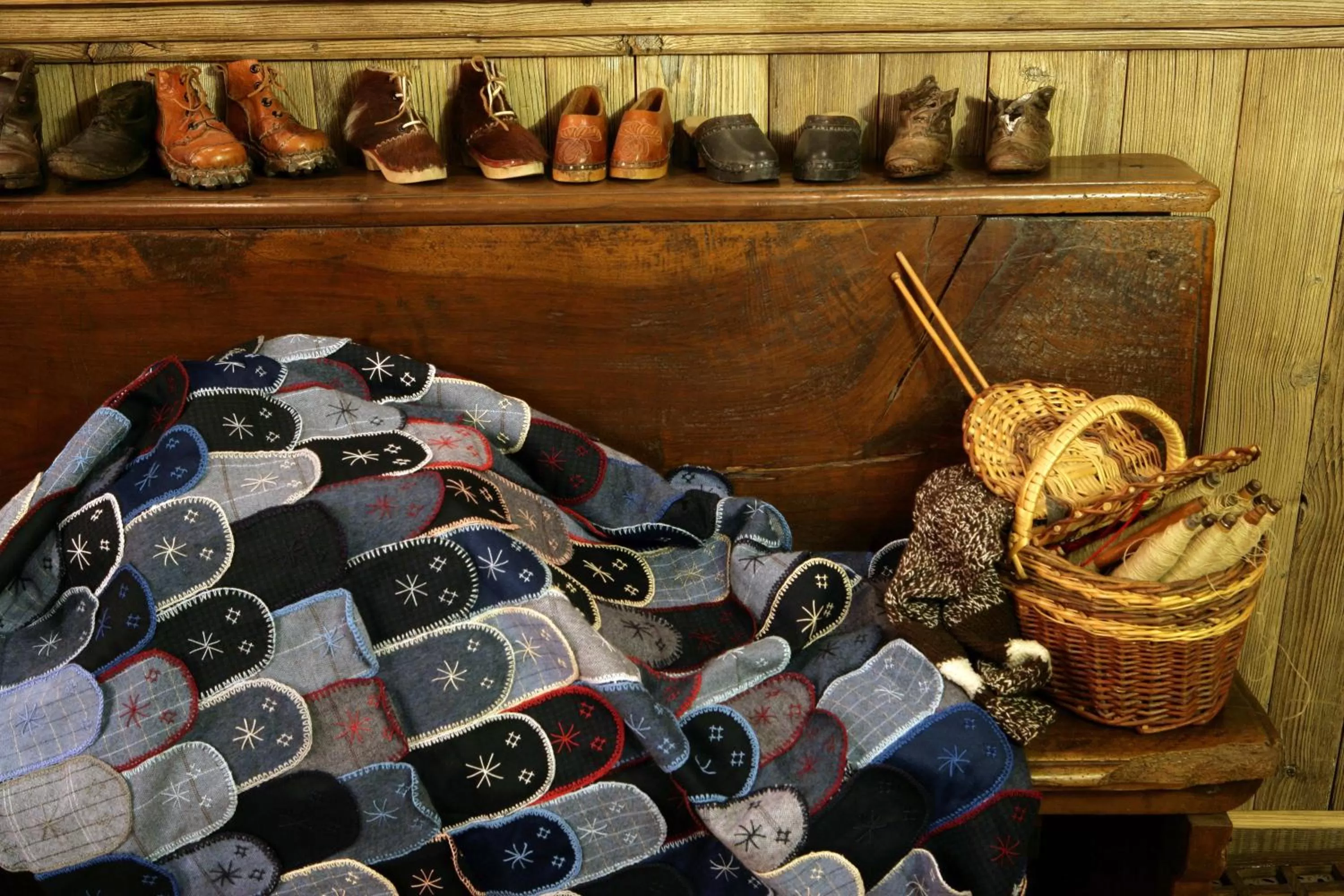 Decorative detail in Hotel Chalet La Meridiana