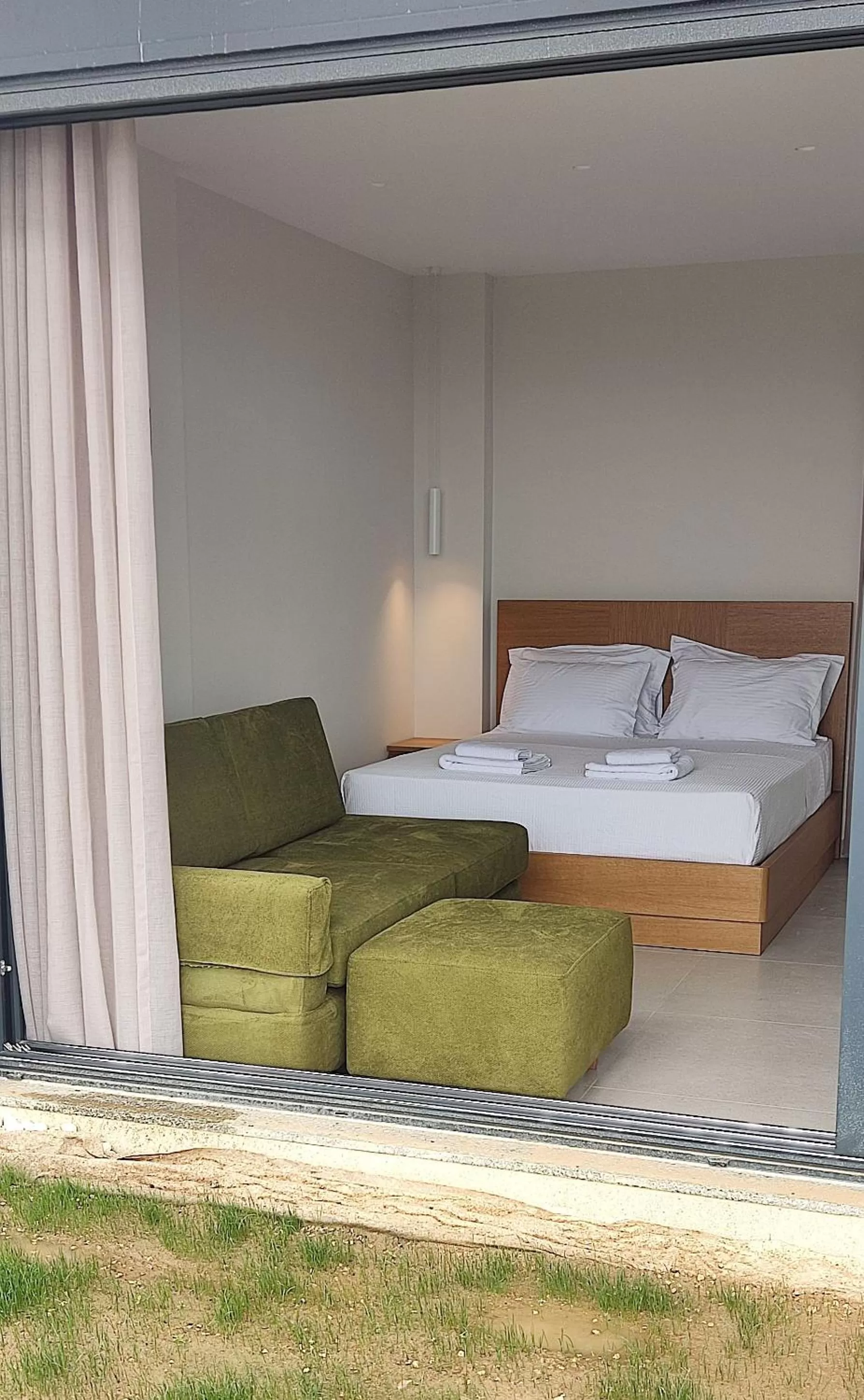 Bed in Toumba apartments