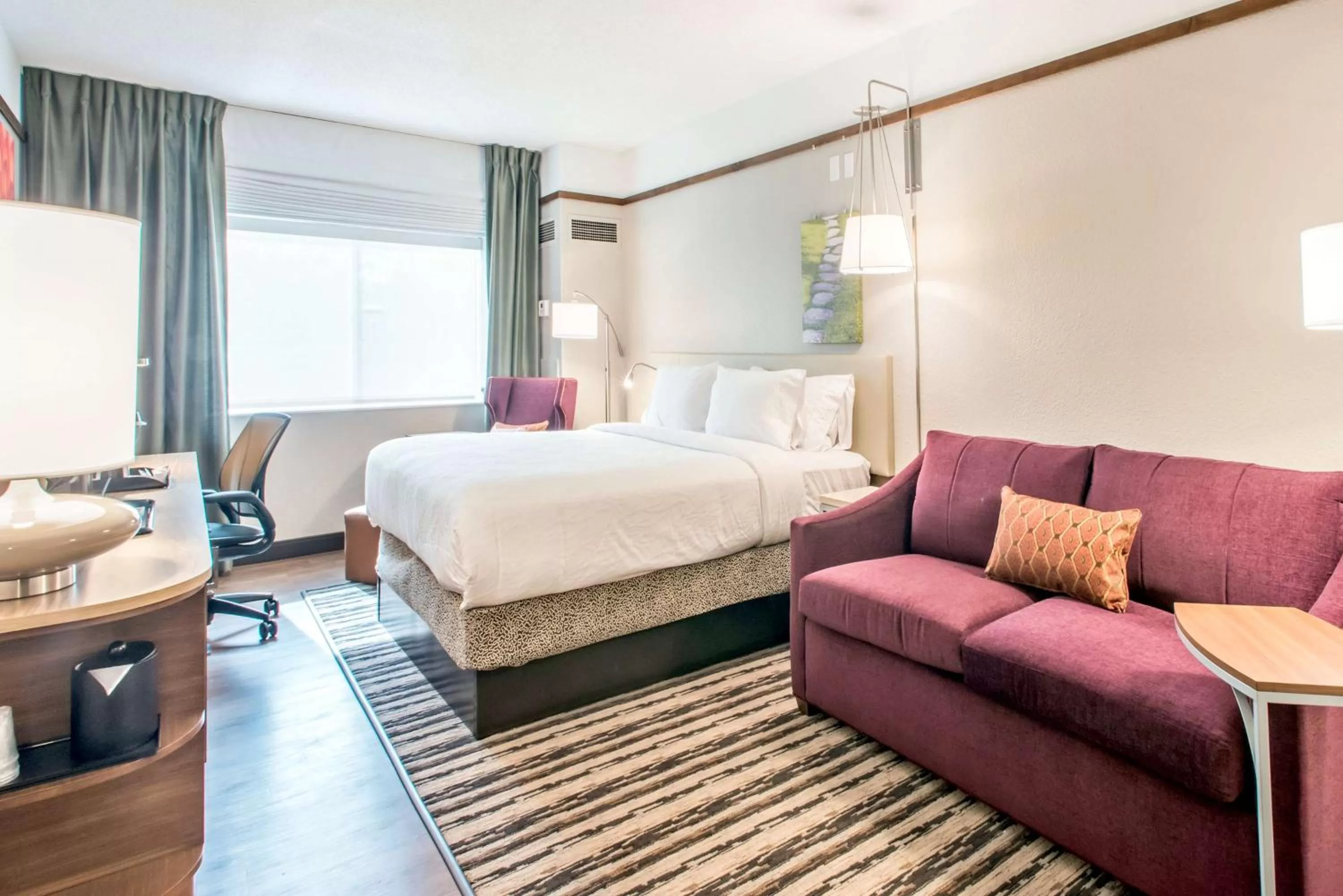 Bed in Hilton Garden Inn Minneapolis Airport Mall of America