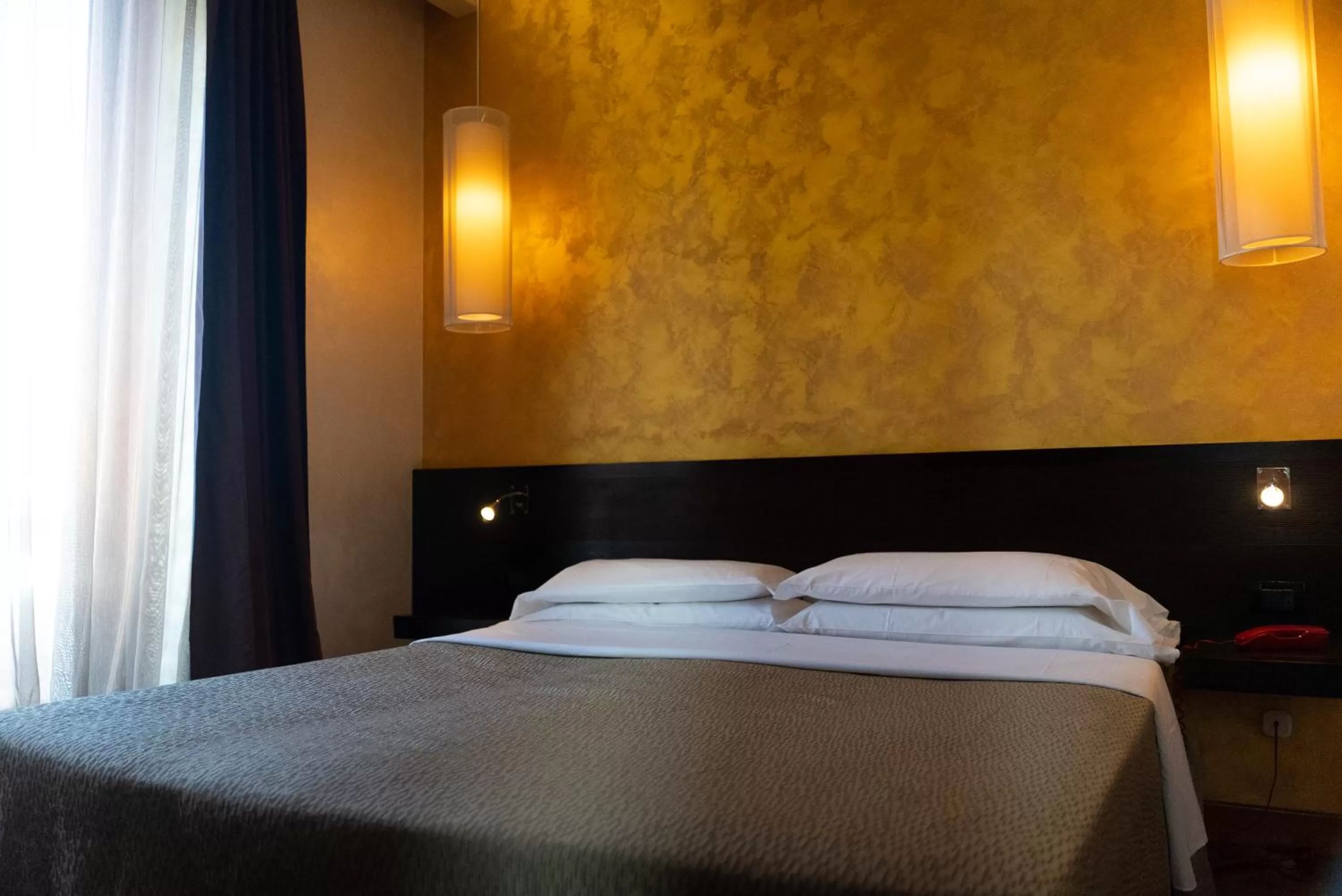 Bedroom, Bed in Hotel Re Di Roma