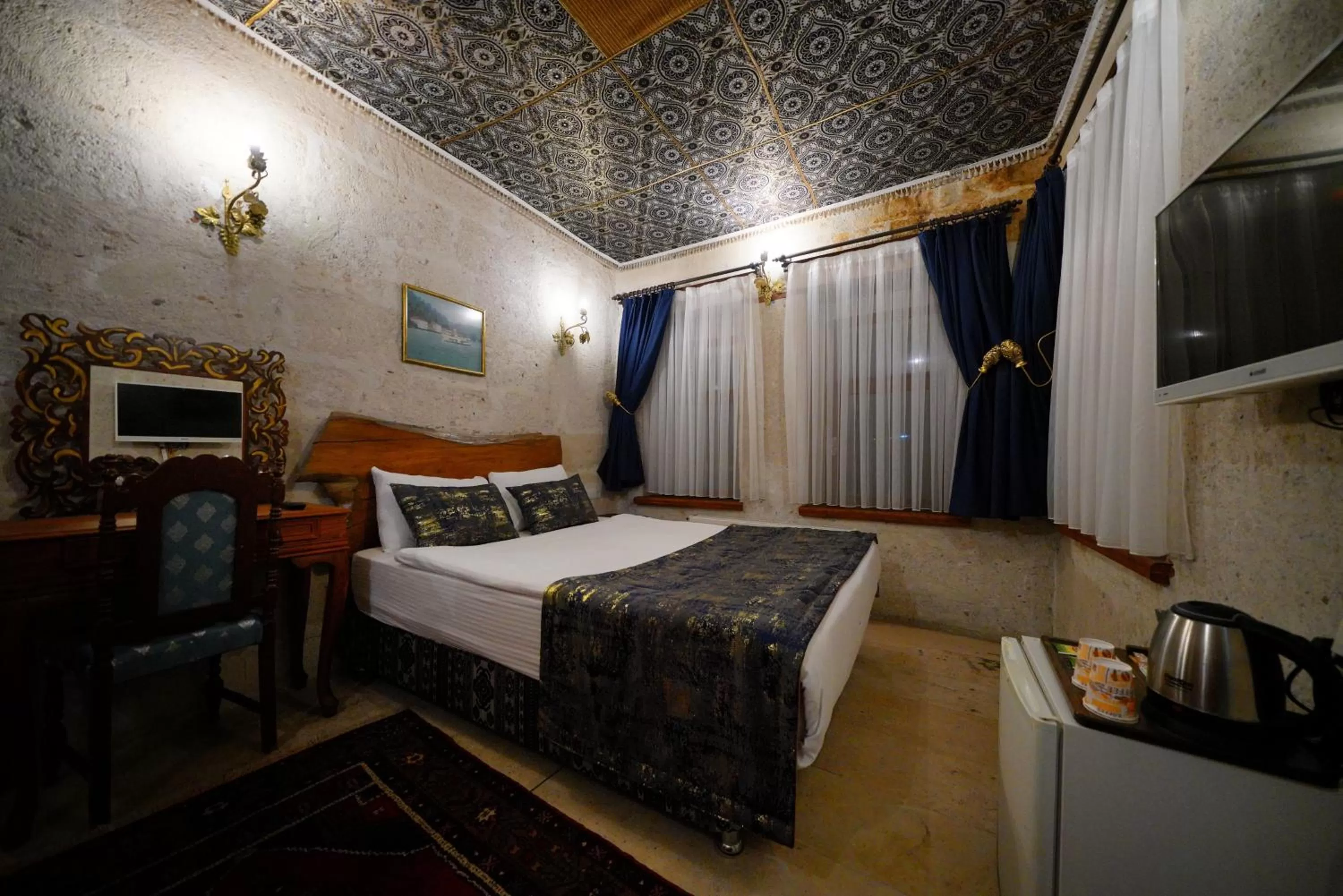 Bedroom, Bed in Cappadocia Nar Cave House & Swimming Pool