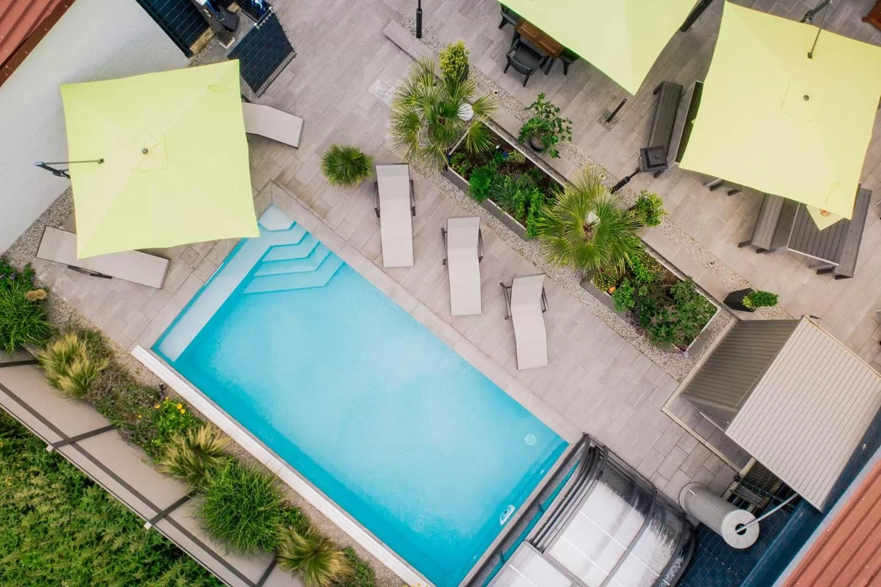 Balcony/Terrace, Pool View in Hotel Park Cafe Reichl