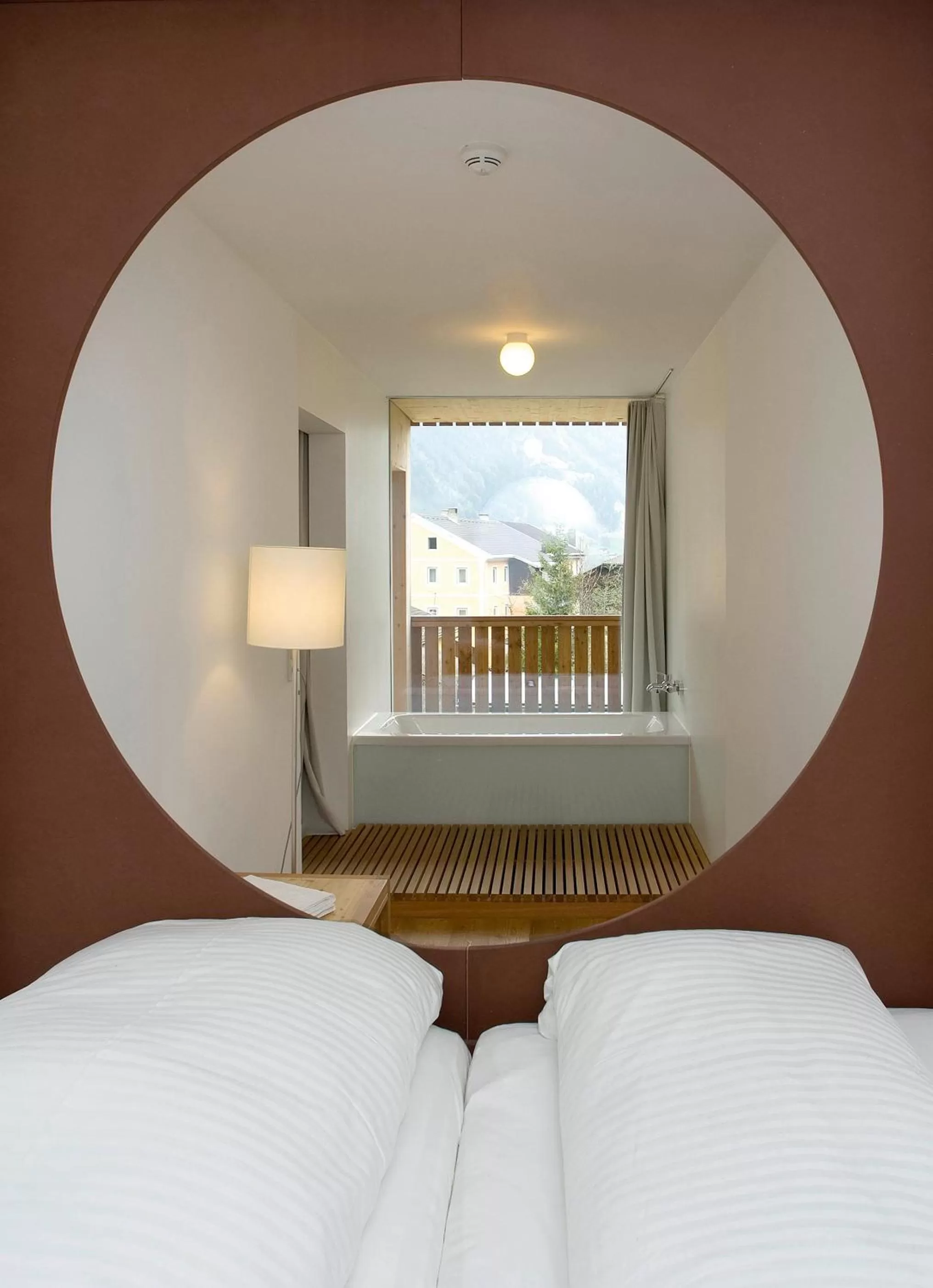 Bed in Hotel Hinteregger